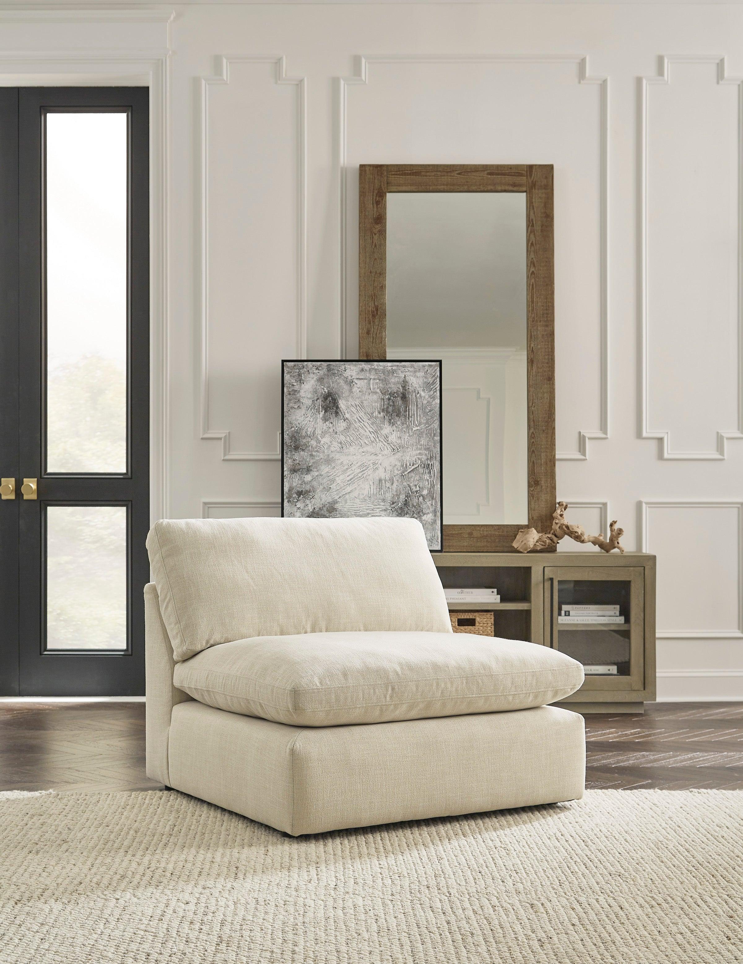Elyza Linen 10-Piece Left Arm Facing LAF Chaise Sectional - Image 2