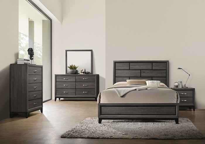 Errico Gray 4-Piece Queen Bedroom Set