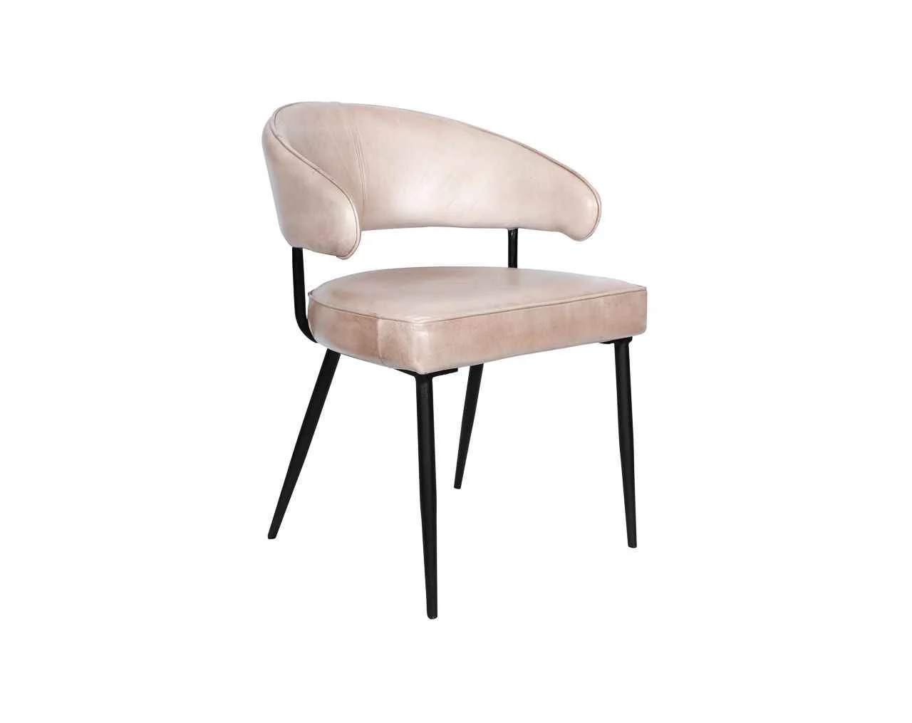 Essex Dover 23" Armchair in Antique Ivory Leather