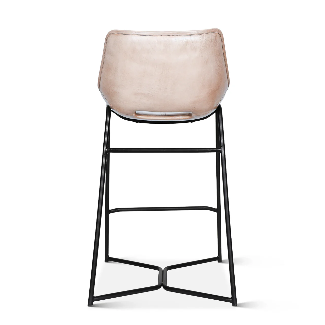 Essex Murphy 18" Counter Chair in Chestnut Leather - Image 3
