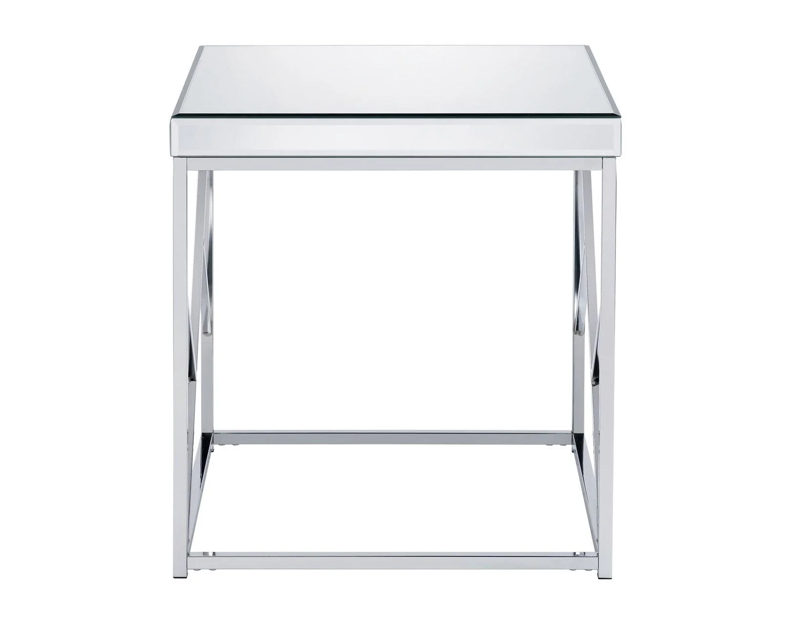 Evelyn End Table, Chrome - Image 3