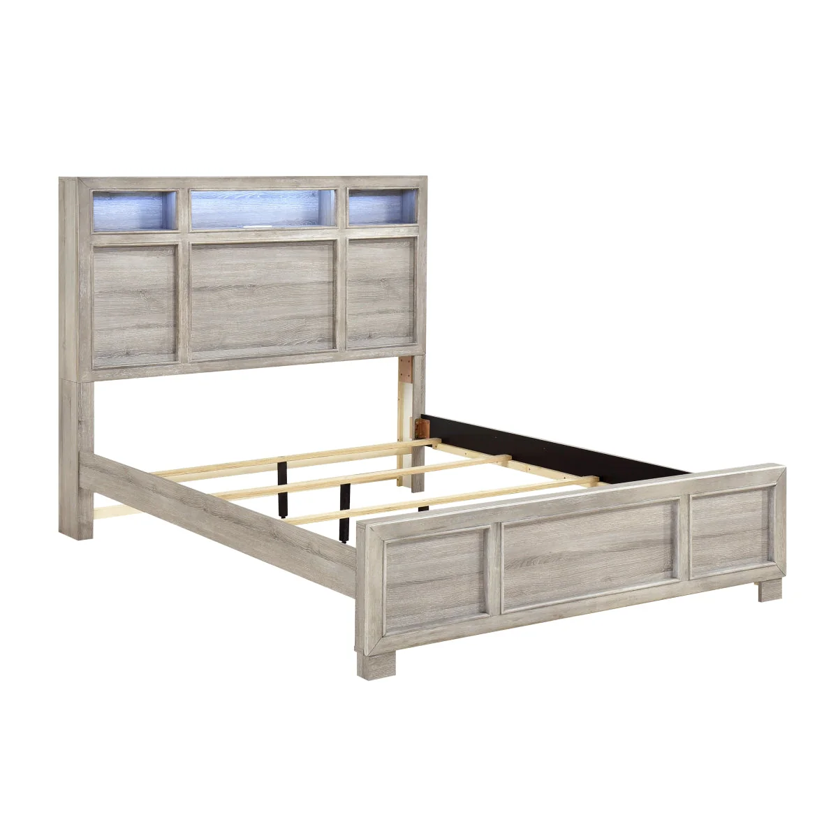 Everett Gray Queen Panel Bed - Image 10