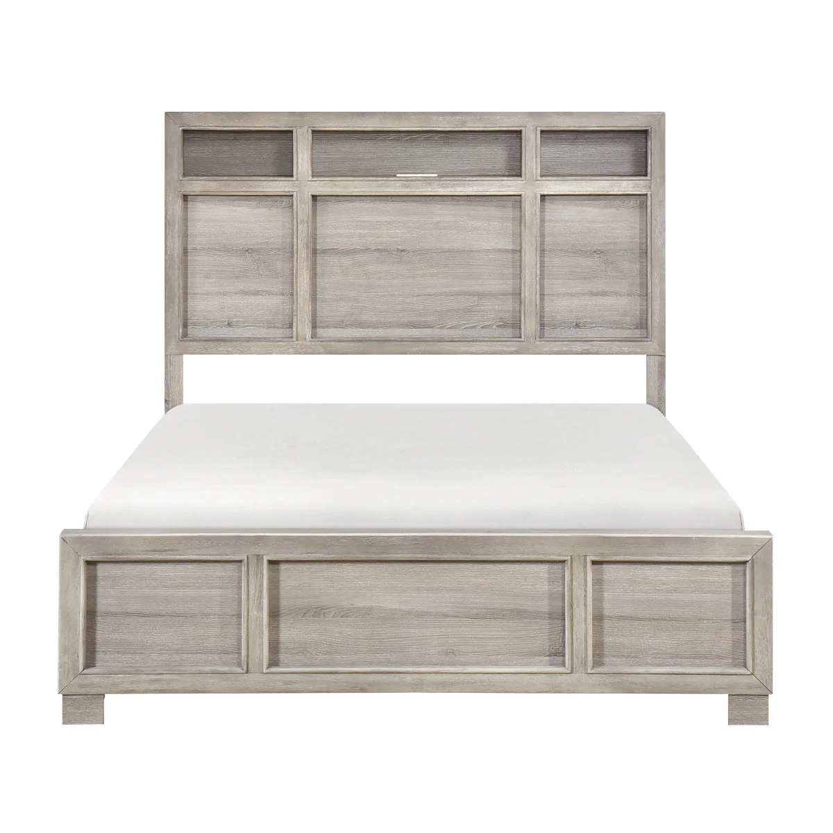 Everett Gray Queen Panel Bed - Image 15