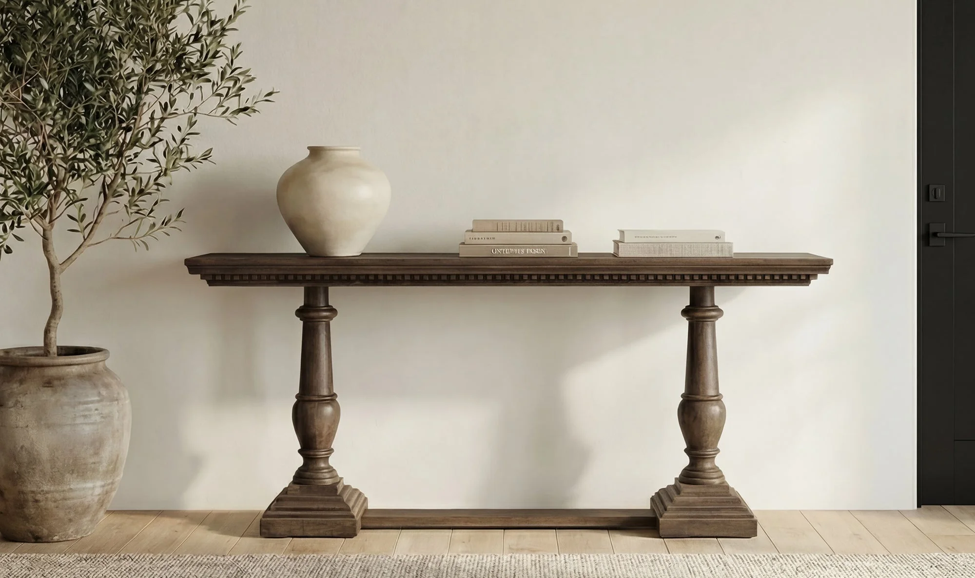 Everson Console Table Brown - Image 6