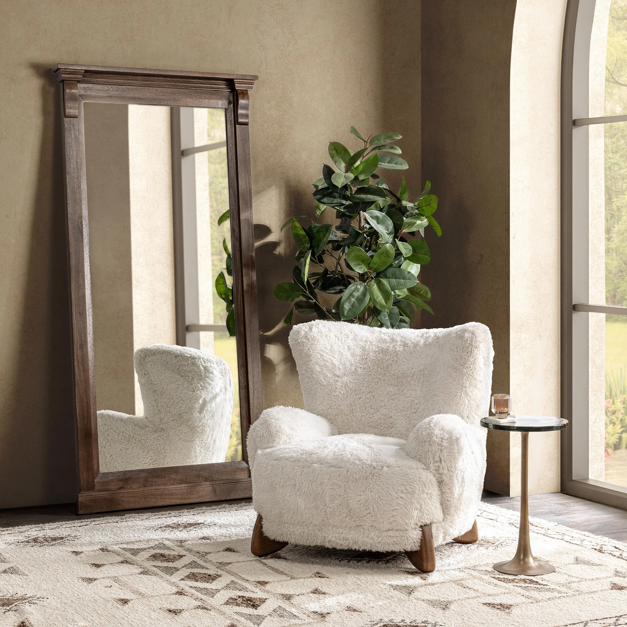 Fabiana Accent Table - Brass - Image 6