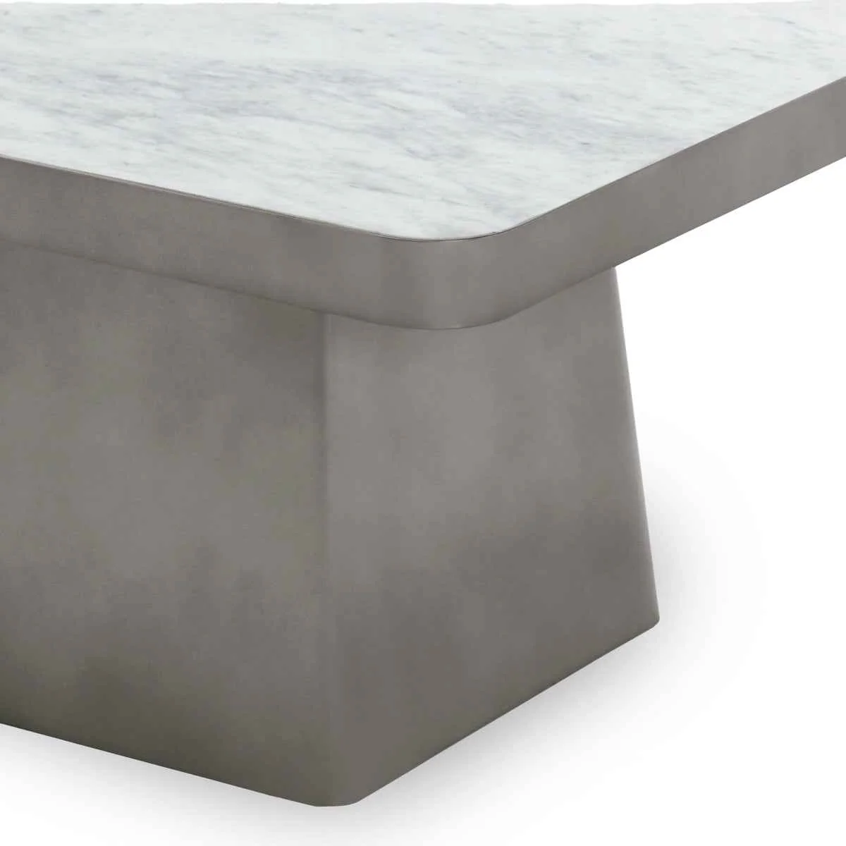 Far Coffee Table - White/Slate Gray - Image 3