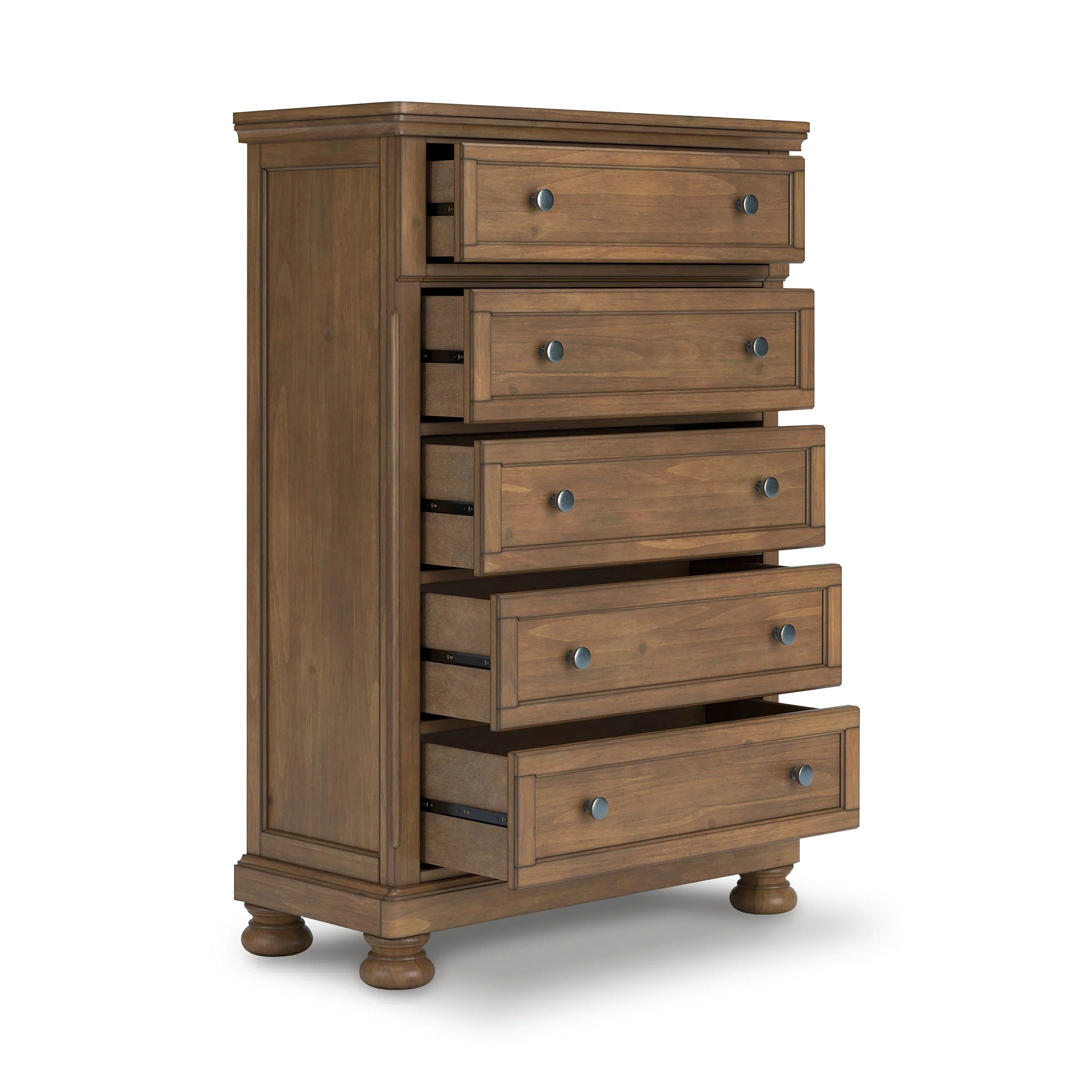 Feddinger Medium Brown Sleigh Panel Bedroom Set - Image 14