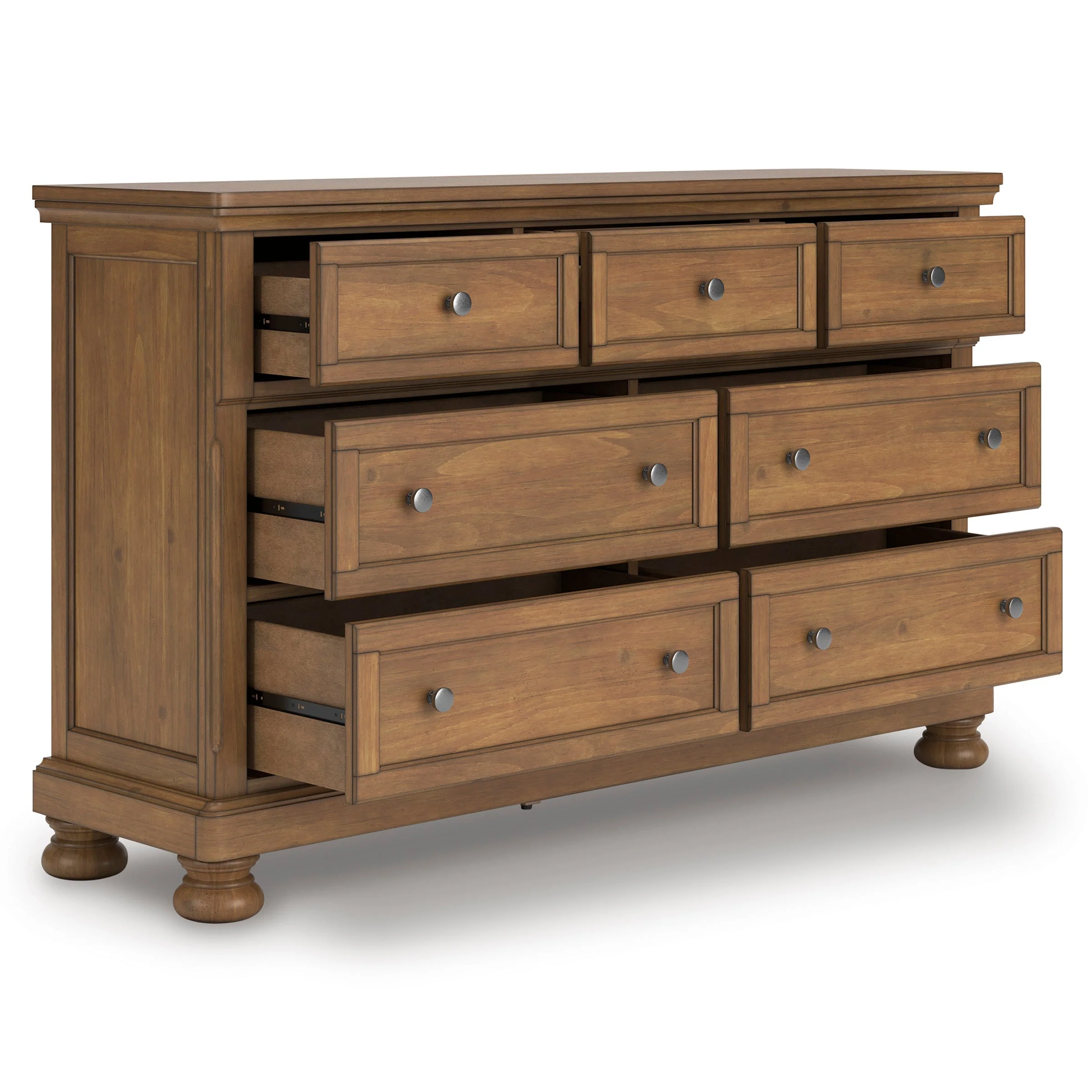 Feddinger Medium Brown Sleigh Panel Bedroom Set - Image 19