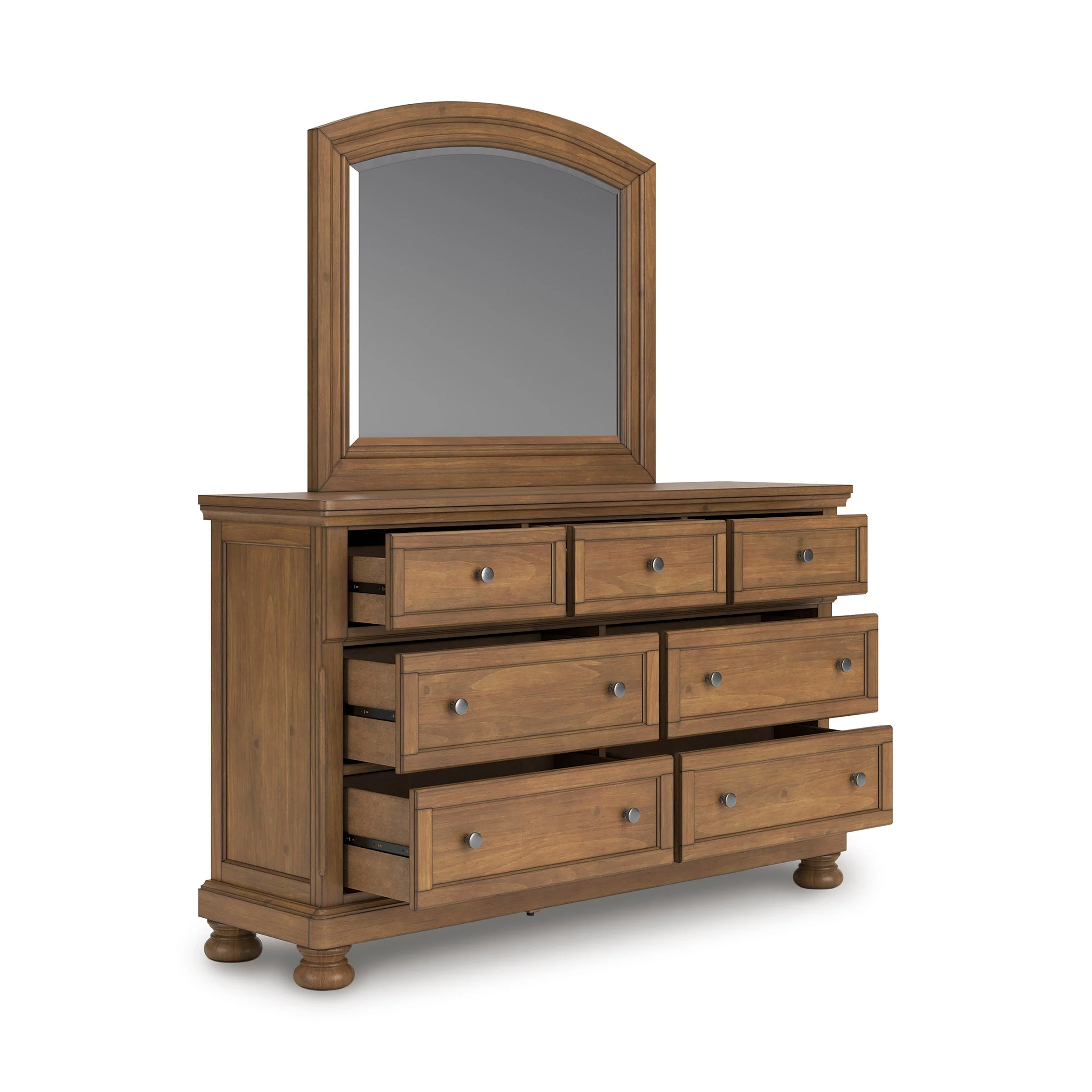 Feddinger Medium Brown Sleigh Panel Bedroom Set - Image 22