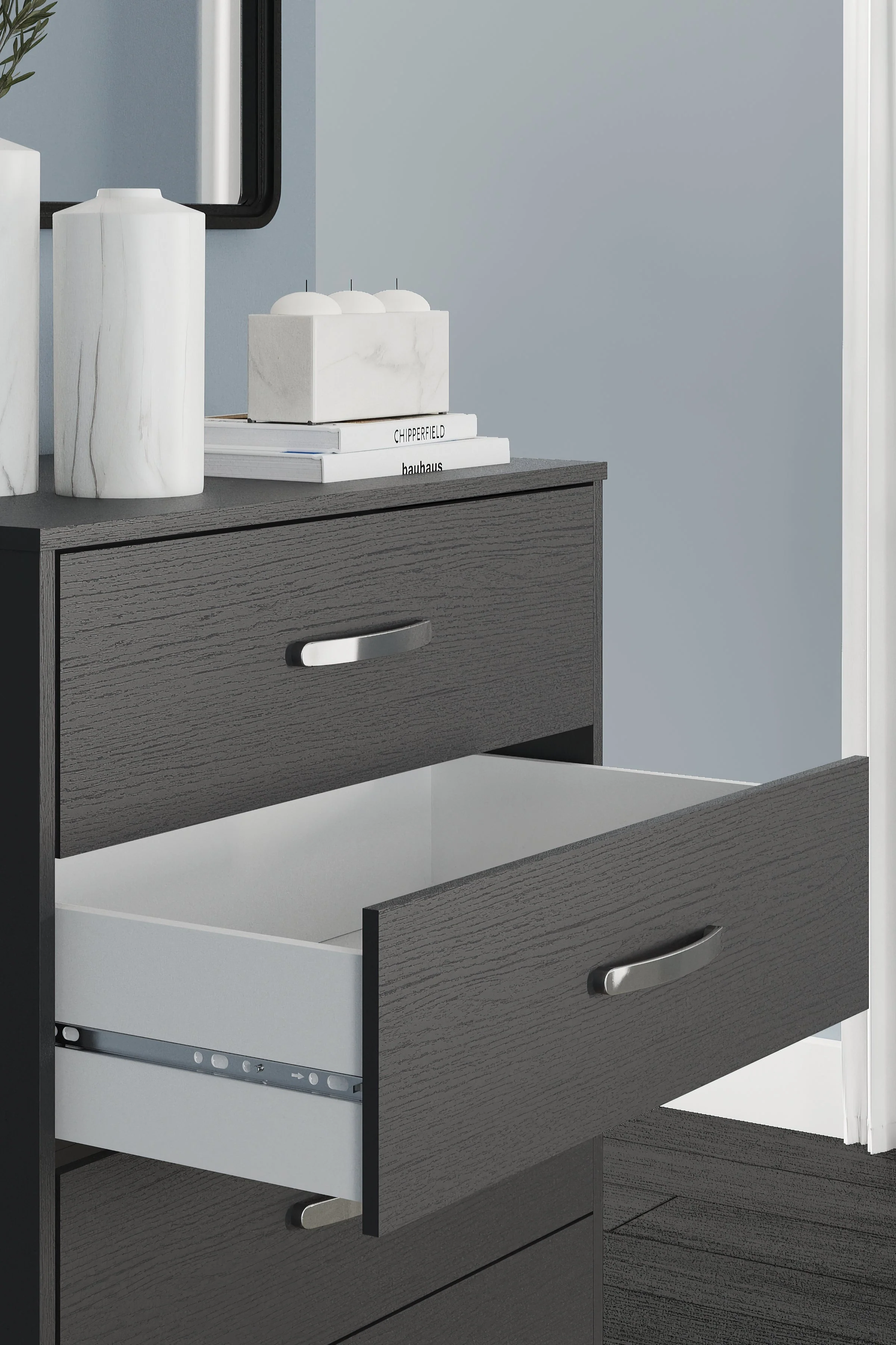 Finch Black Platform Bedroom Set - Image 31