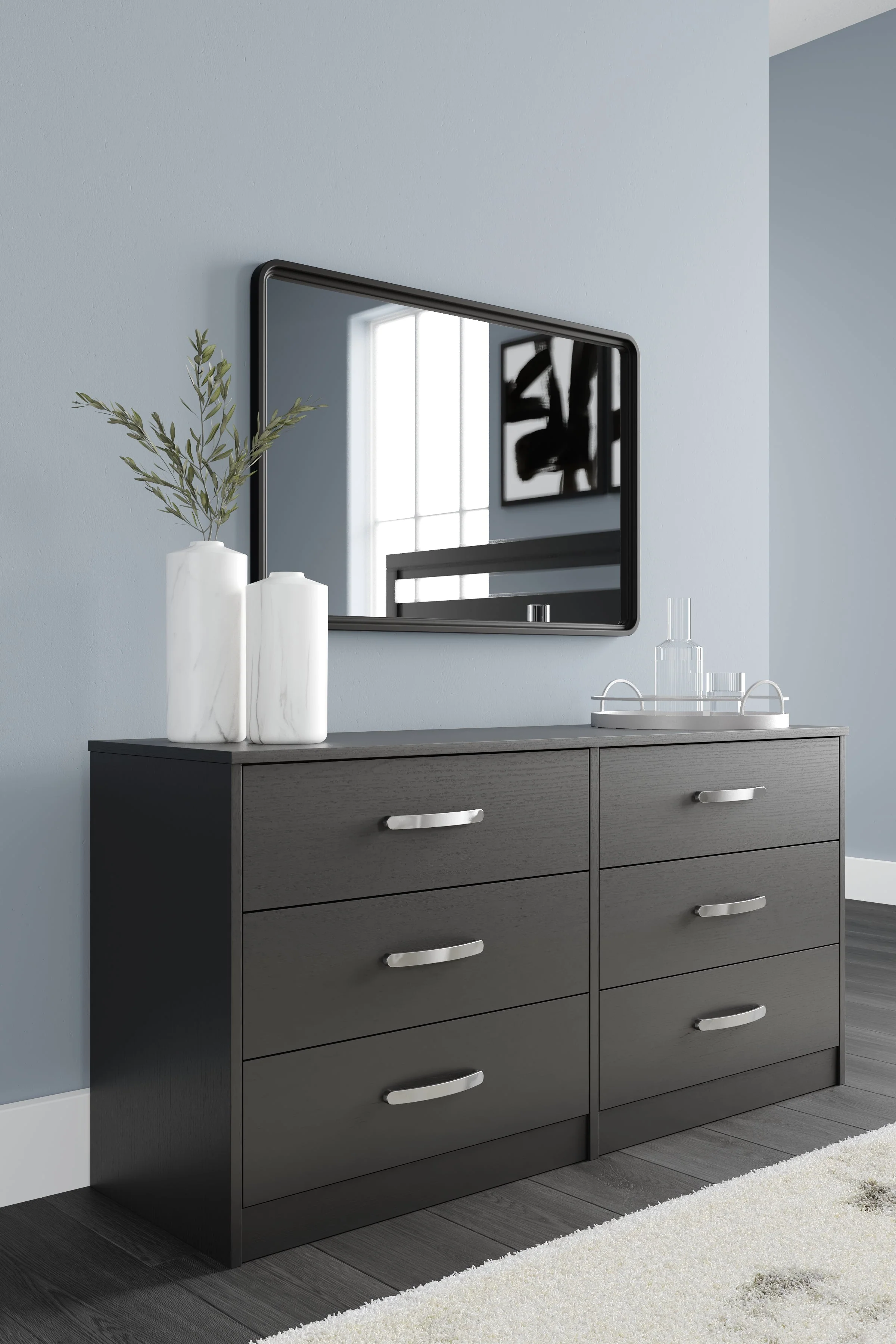 Finch Black Platform Bedroom Set - Image 32