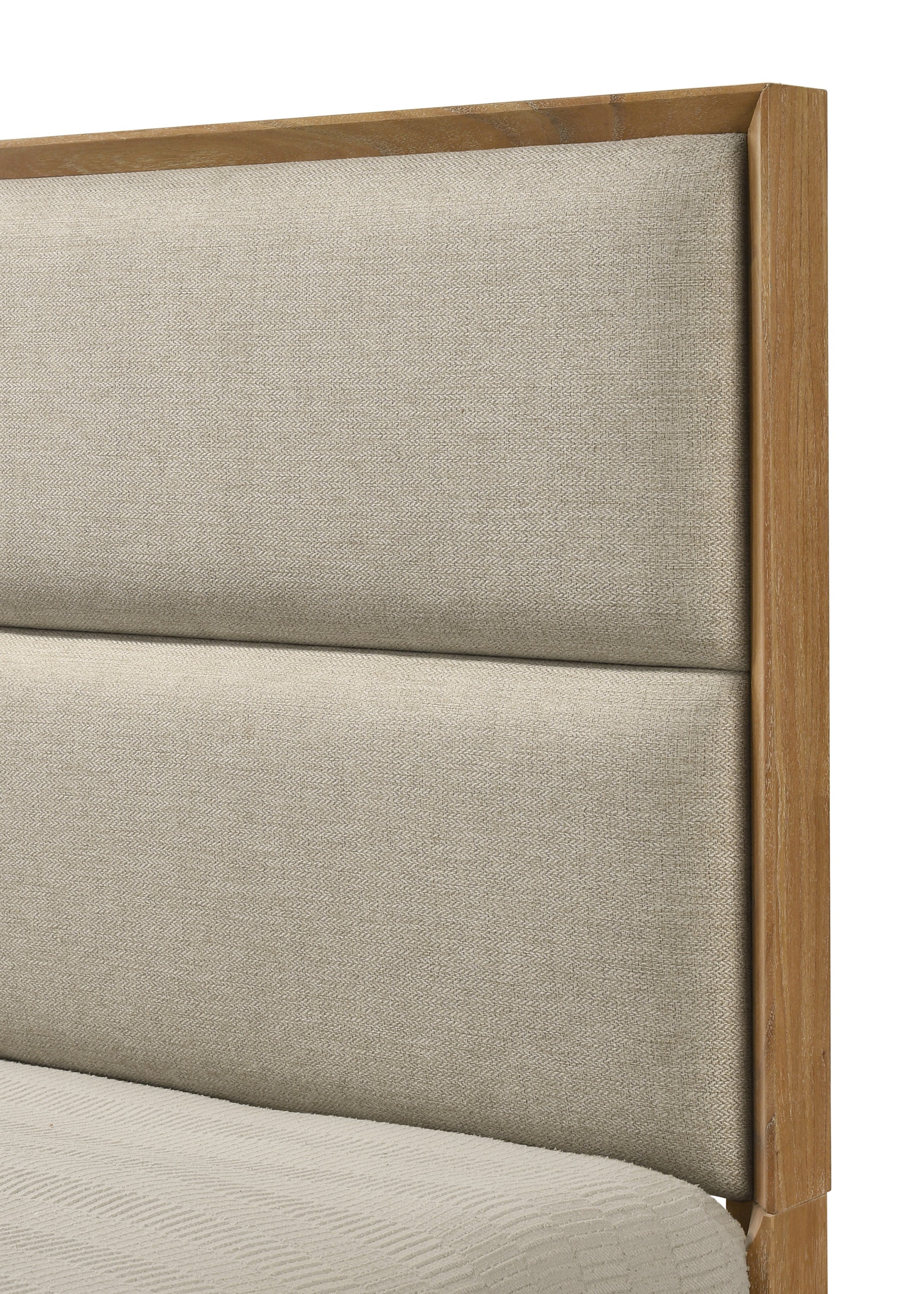 Florian Natural King Upholstered Storage Platform Bed - Image 4