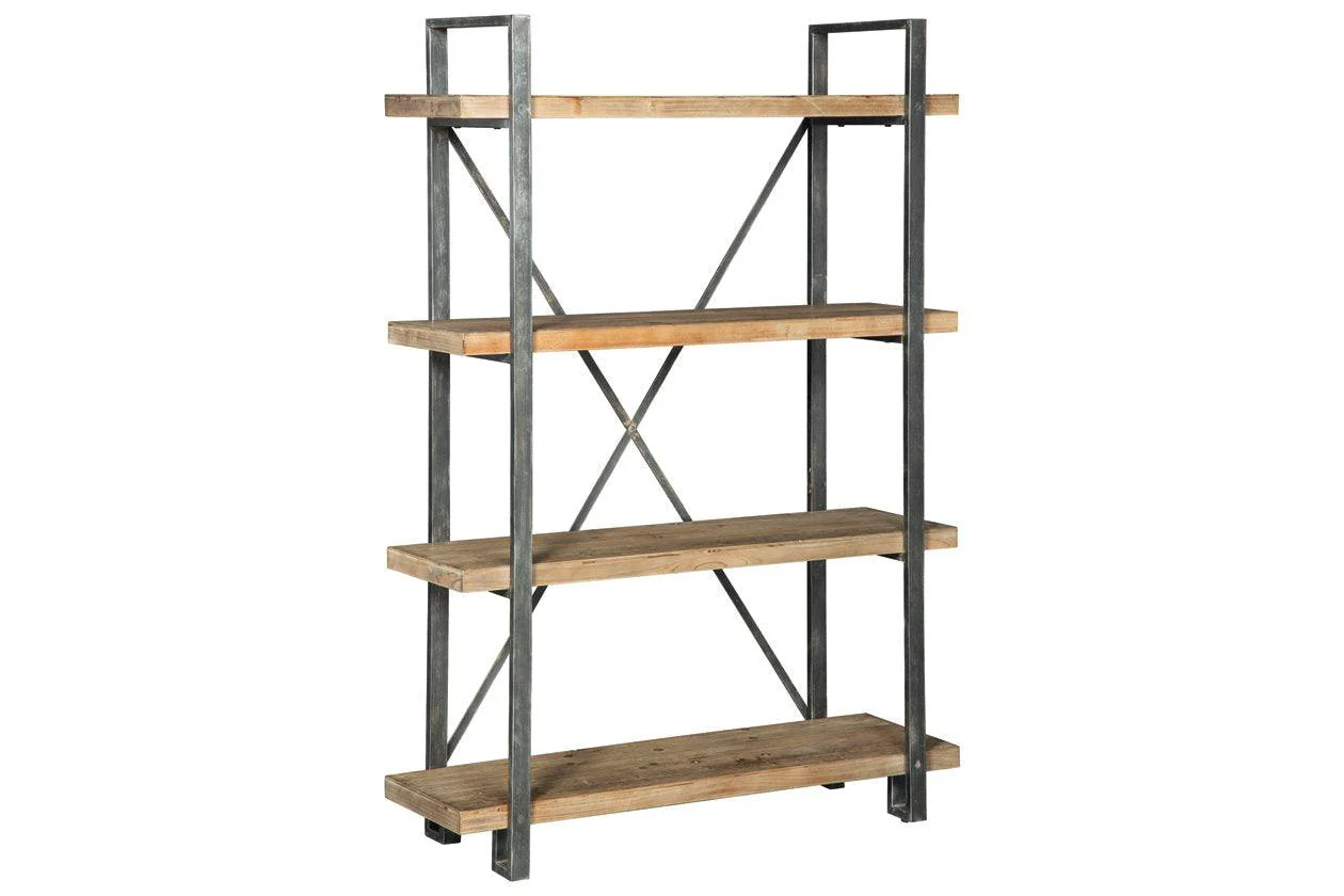 Forestmin Brown/Black Bookcase - Image 2