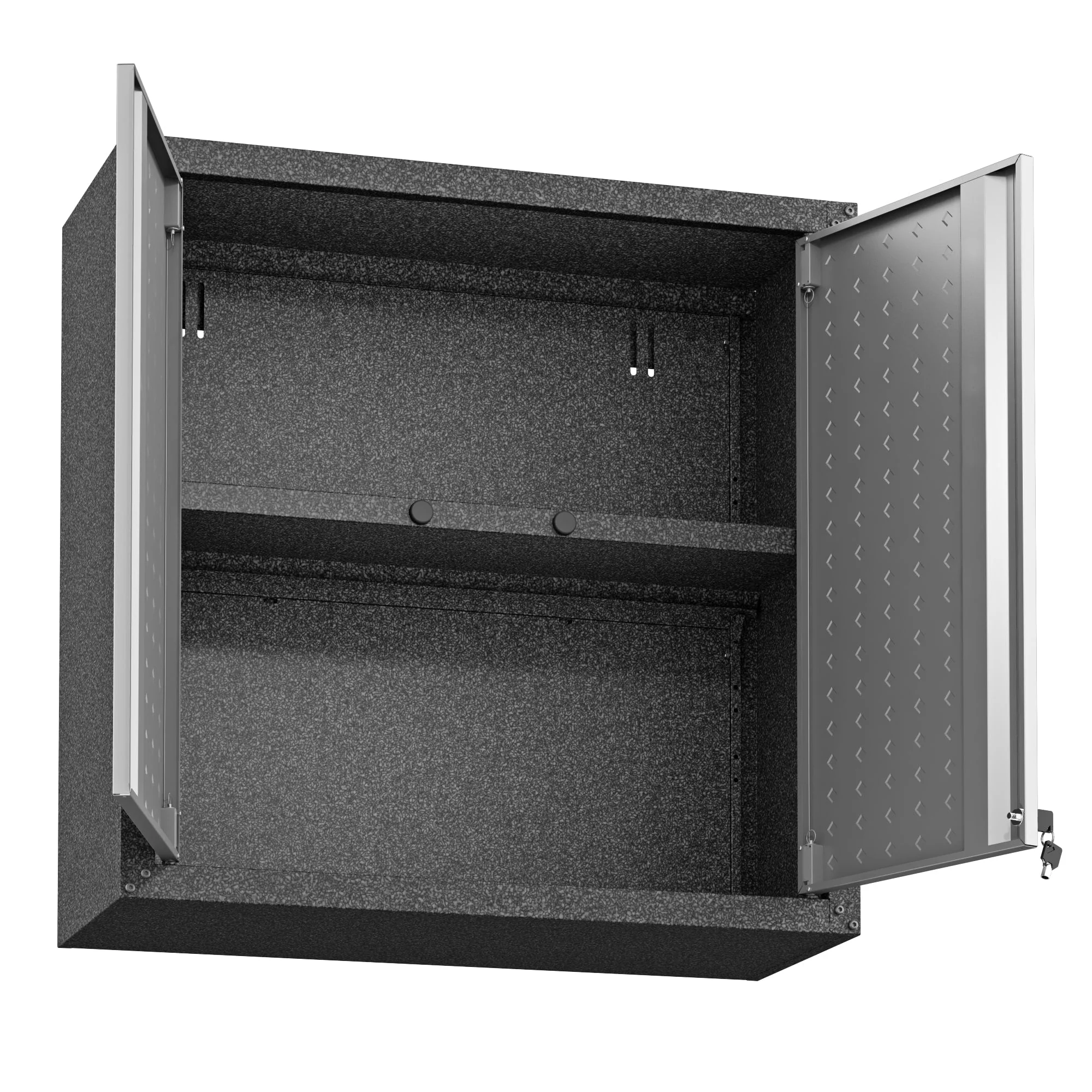 Fortress Floating Garage Cabinet in Grey (set of 2) - Image 9