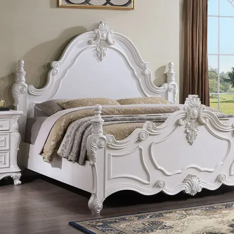 Francione White 5-Piece Queen Bedroom Set - Image 2