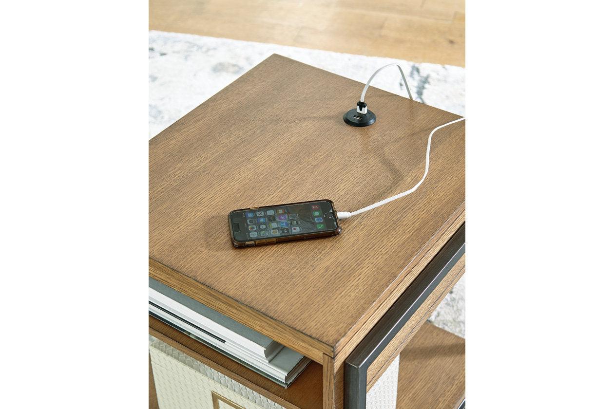 Fridley Brown/Black End Table - Image 6