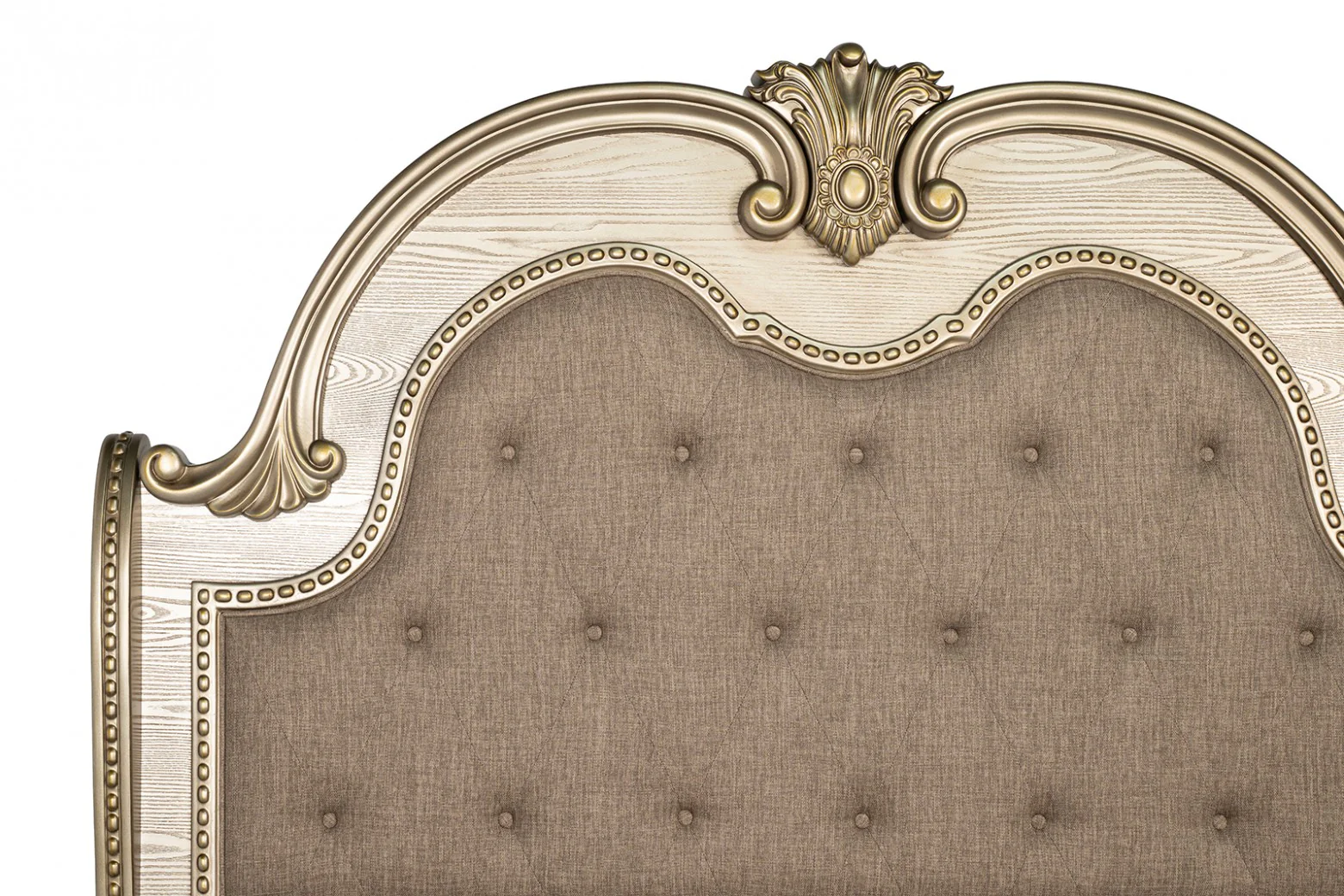 Fromberg Gold Champagne Queen Bed - Image 3