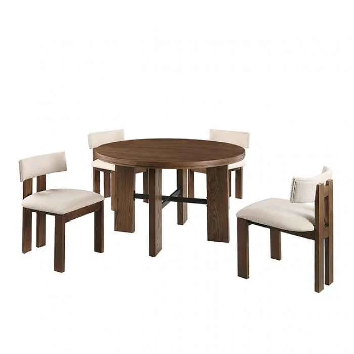 Gaetani Brown 5-Pice Dining Room Set - Image 3