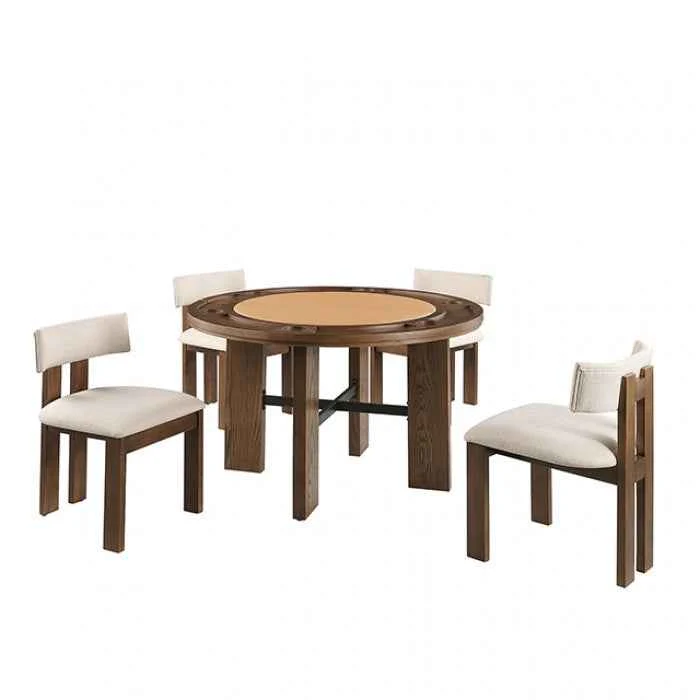 Gaetani Brown 5-Pice Dining Room Set - Image 4