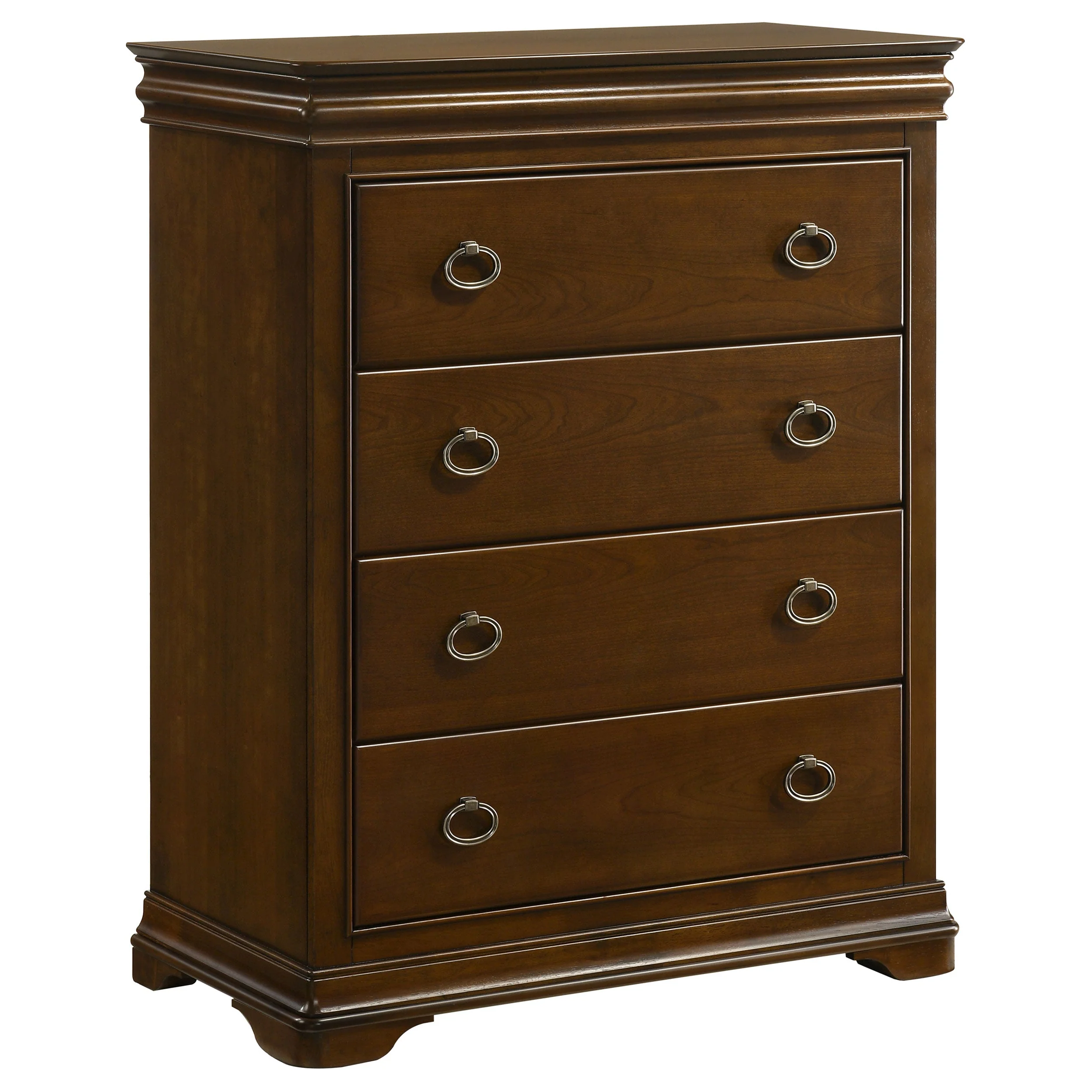 Garland Brown Cherry 4-drawer Bedroom Chest of Drawers - Image 2