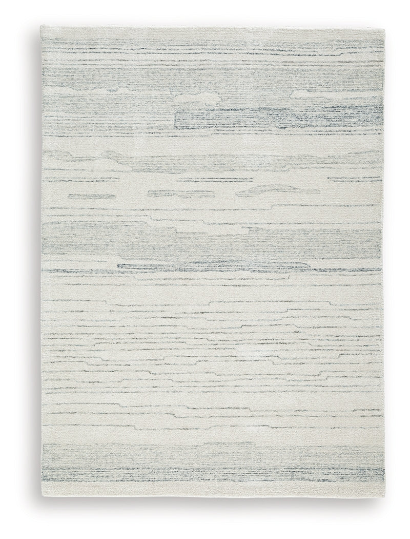 Genemost Ivory/Blue Medium Rug - Image 2