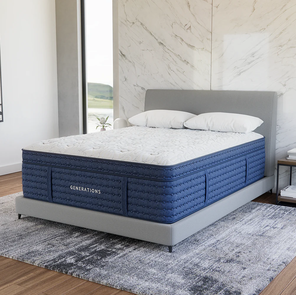 Generations 2.0 Tradition 2.0 Luxe Blue Twin 15.5" Firm Mattress