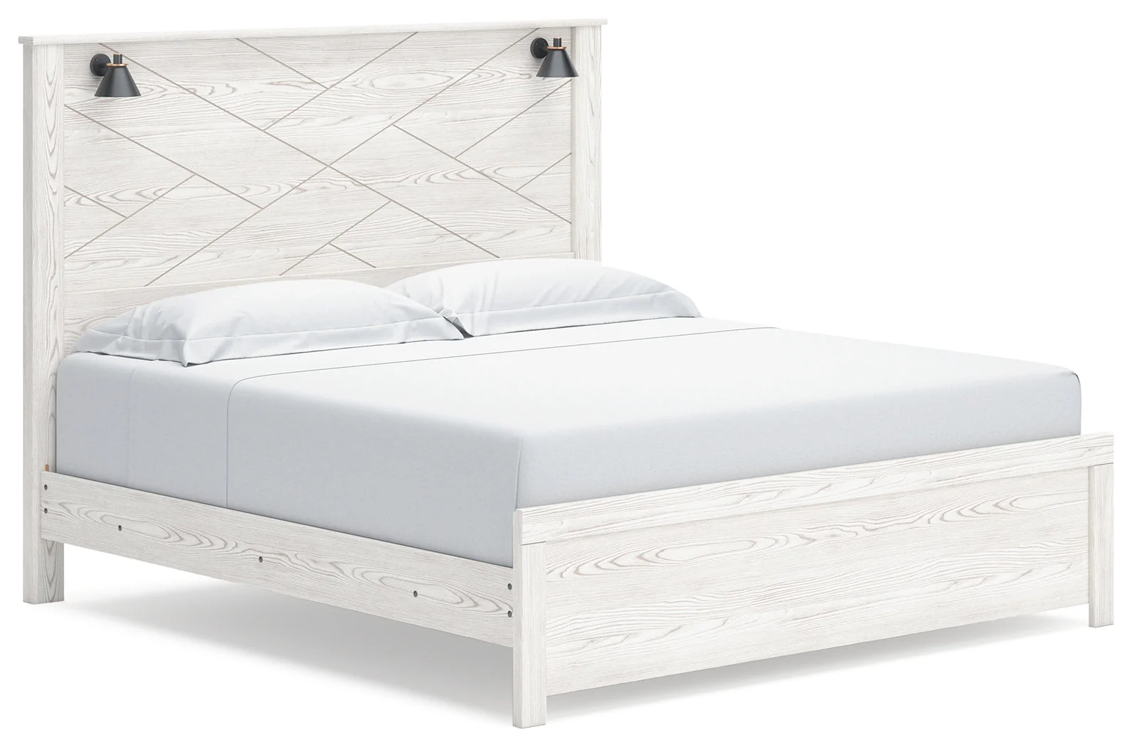 Gerridan White/Gray LED Panel Bedroom Set - Image 19