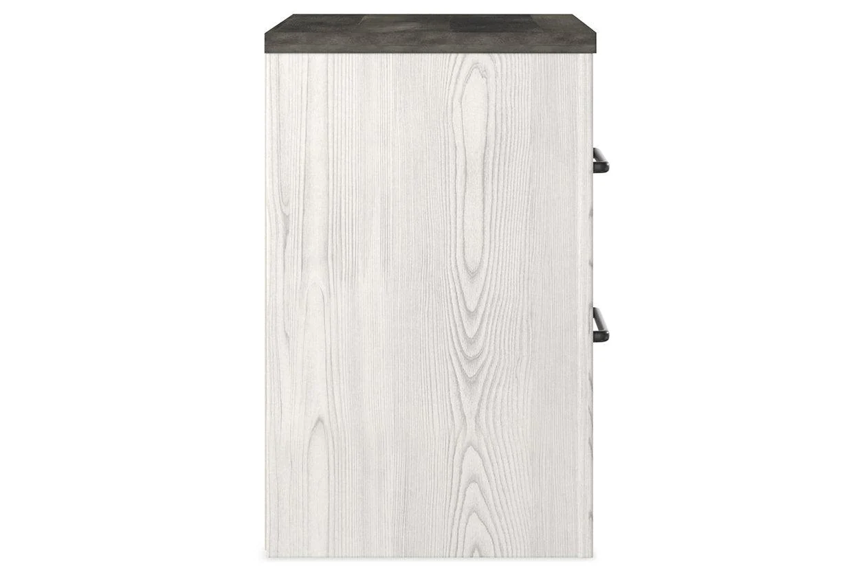 Gerridan White/Gray Nightstand - Image 2