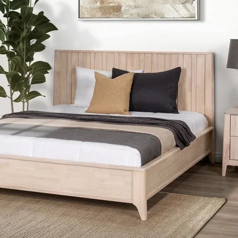 Gervais White Wash 4-Piece Queen Bedroom Set - Image 2