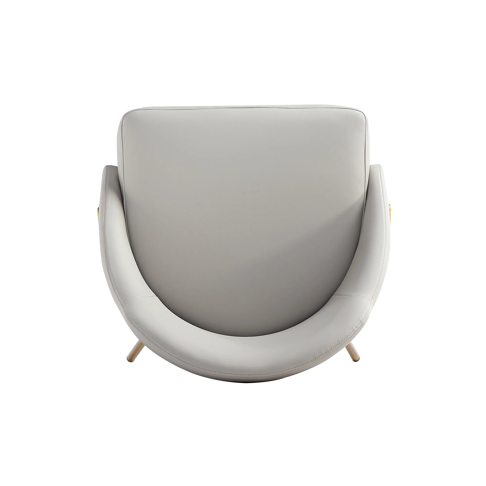 Gracie Dining Chair in Stone and Gold (set of 4) - Image 9