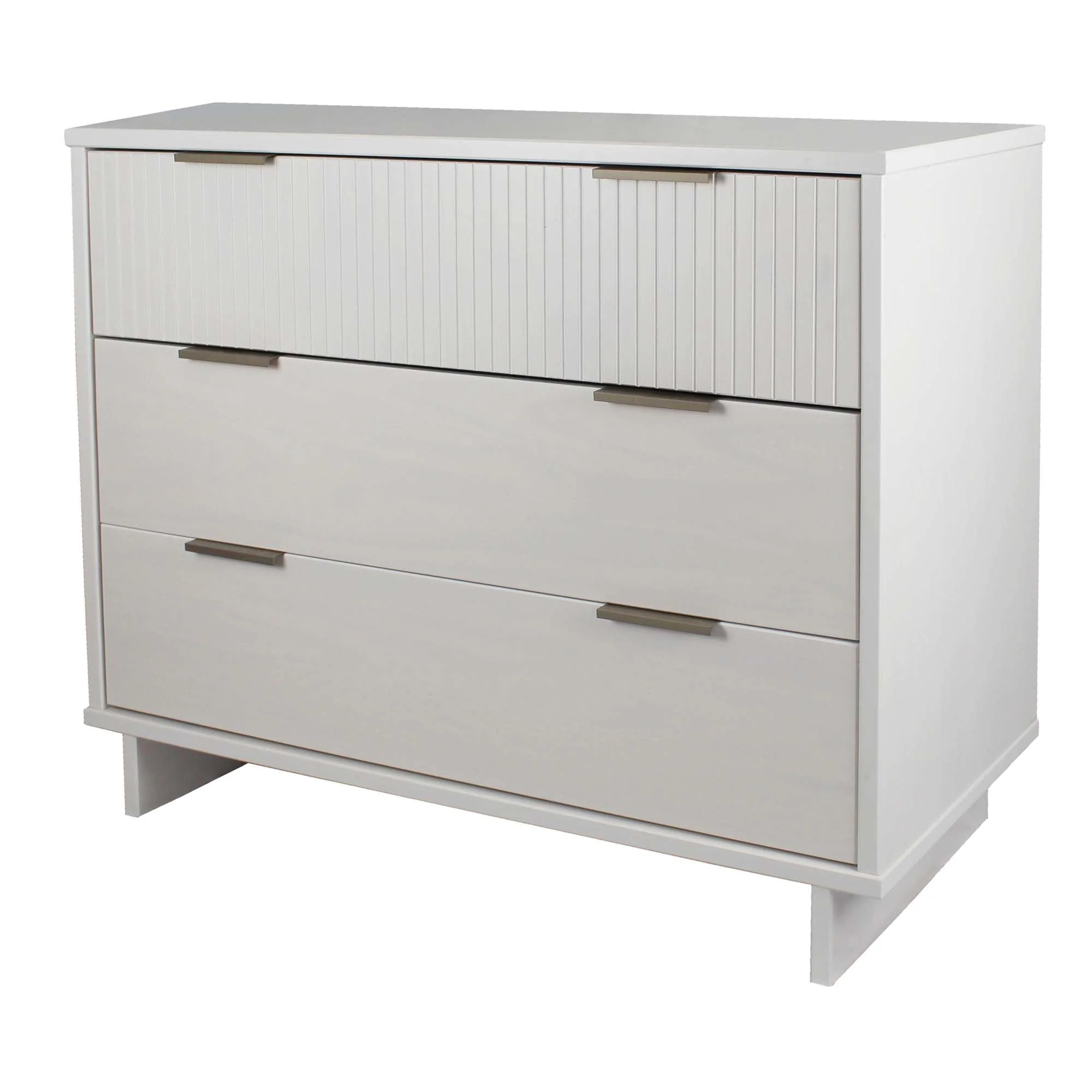 Granville 2-Piece Tall Chest and Standard Dresser Set in White - Image 8