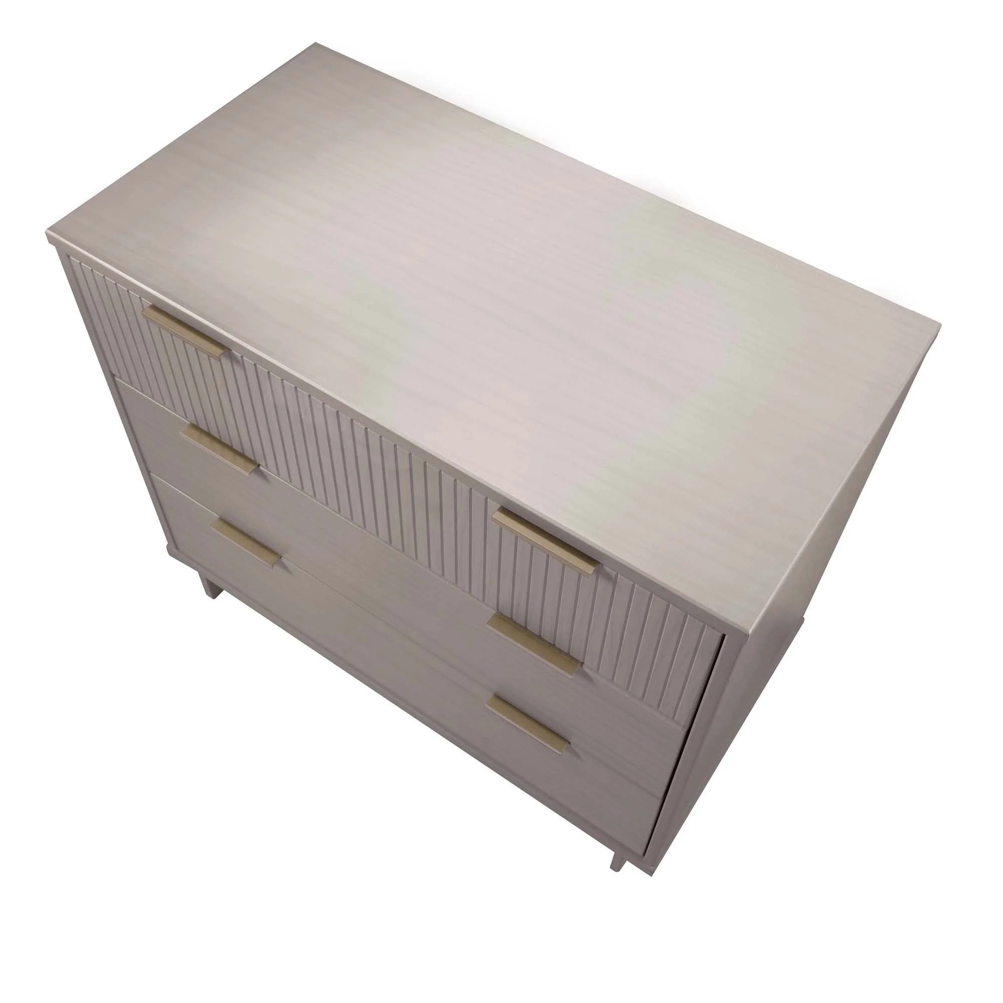 Granville 2-Piece Tall Narrow and Standard Dresser Set in Light Grey - Image 18