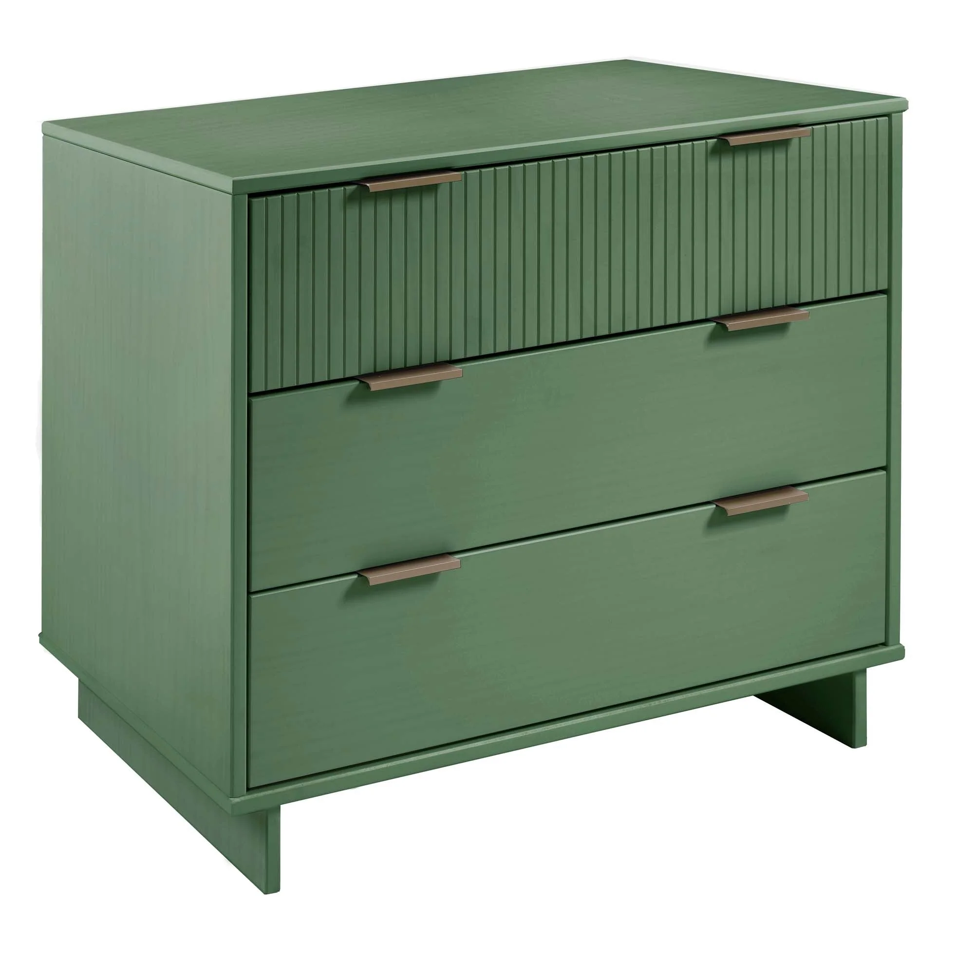 Granville 2-Piece Tall Narrow and Standard Dresser Set in Sage Green - Image 16