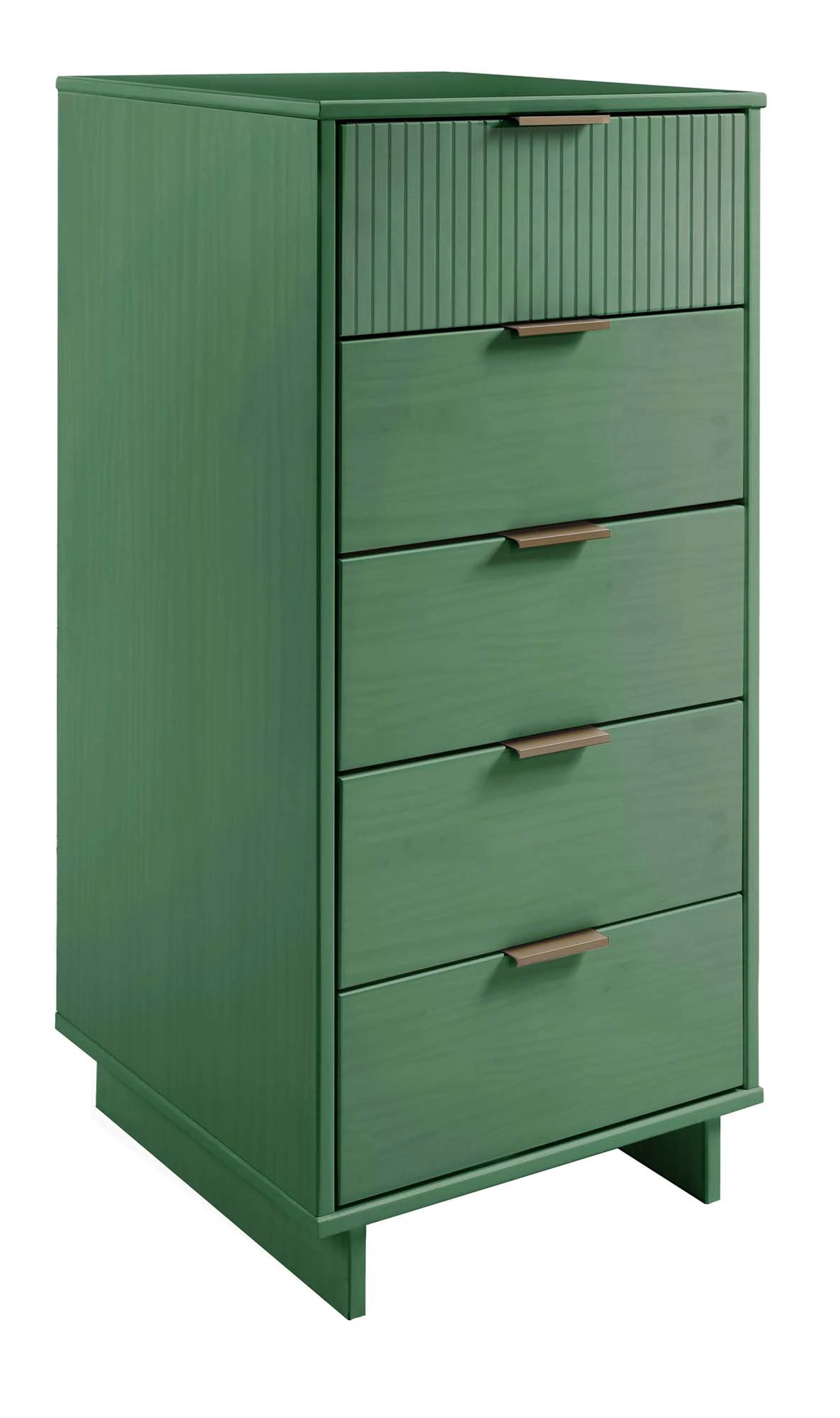 Granville 2-Piece Tall Narrow and Standard Dresser Set in Sage Green - Image 9