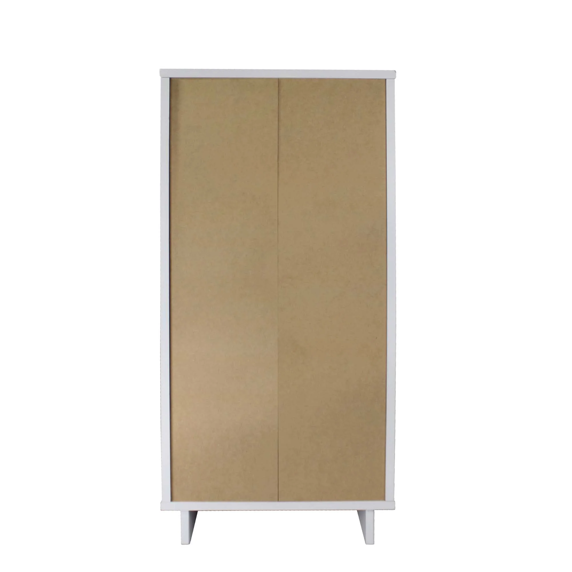 Granville 2-Piece Tall Narrow and Standard Dresser Set in White - Image 10
