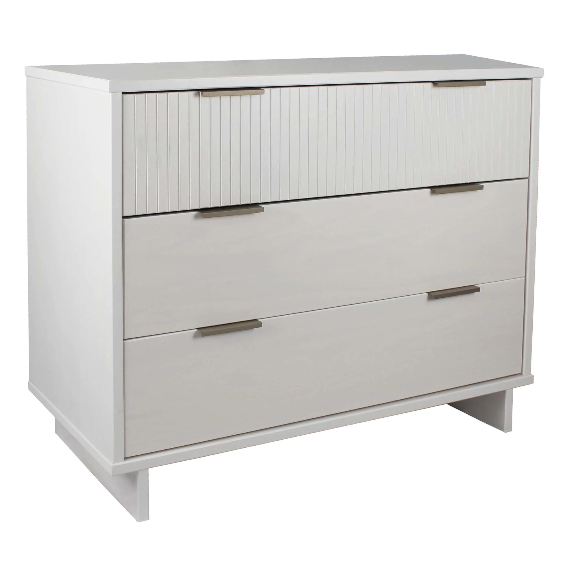 Granville 2-Piece Tall Narrow and Standard Dresser Set in White - Image 16