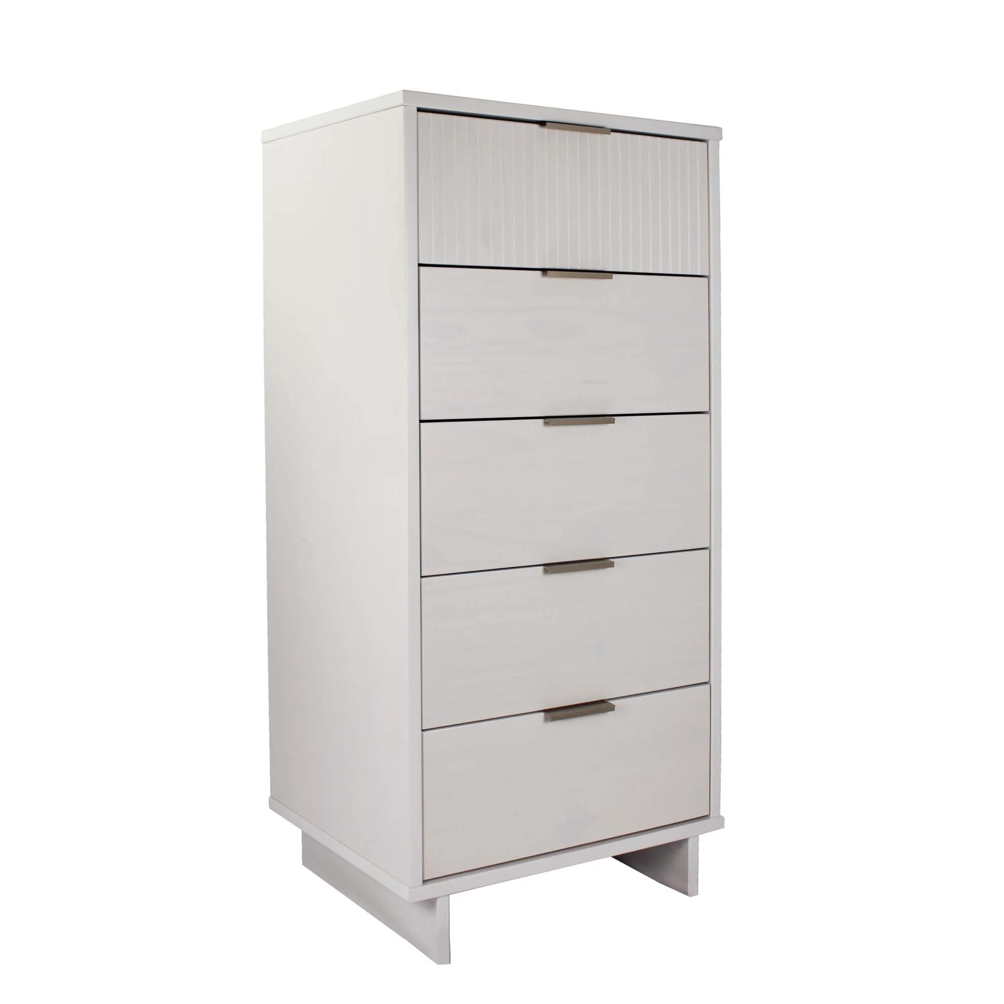 Granville 2-Piece Tall Narrow and Standard Dresser Set in White - Image 9