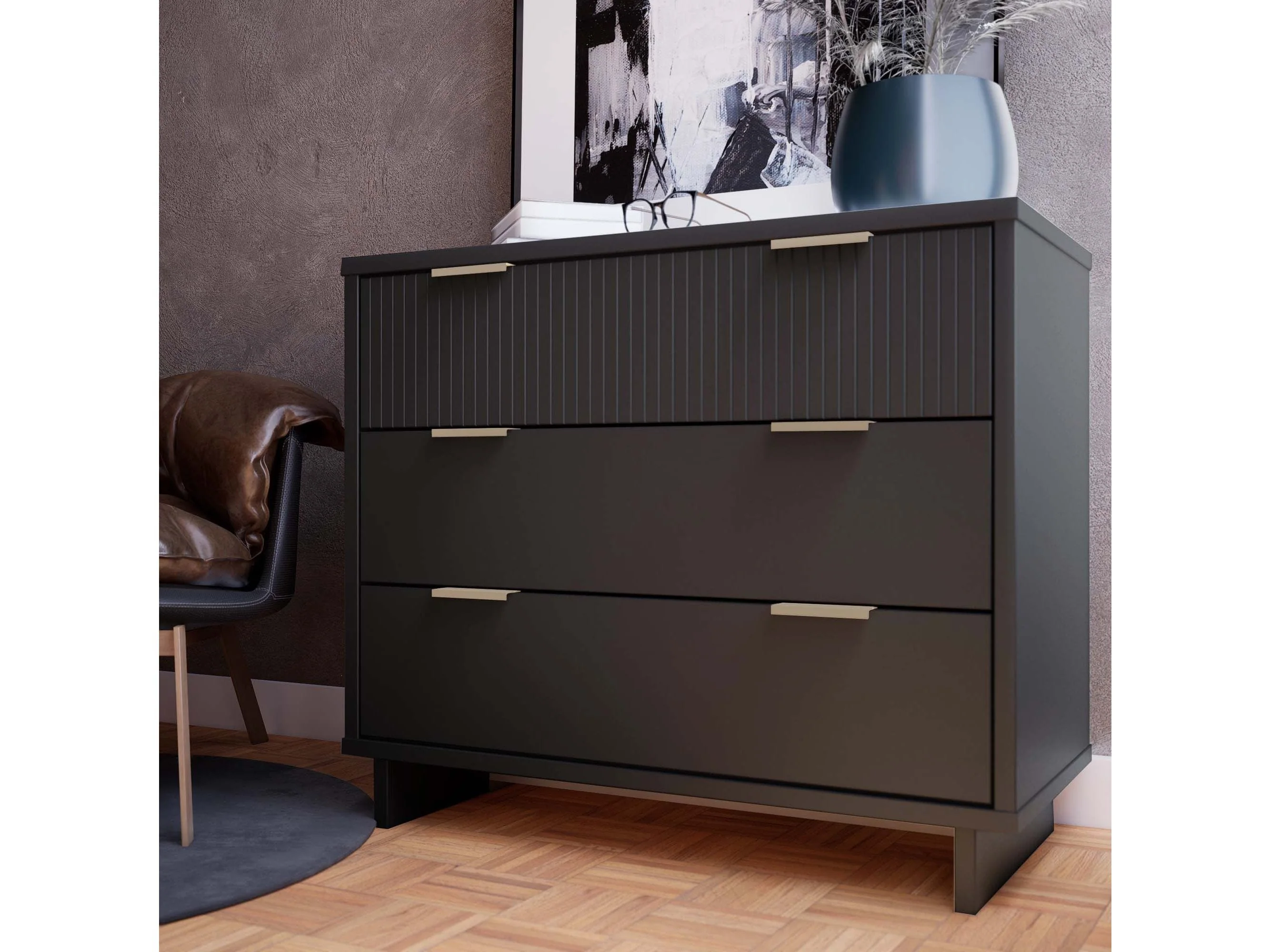Granville 38.18 Standard Dresser in Dark Grey