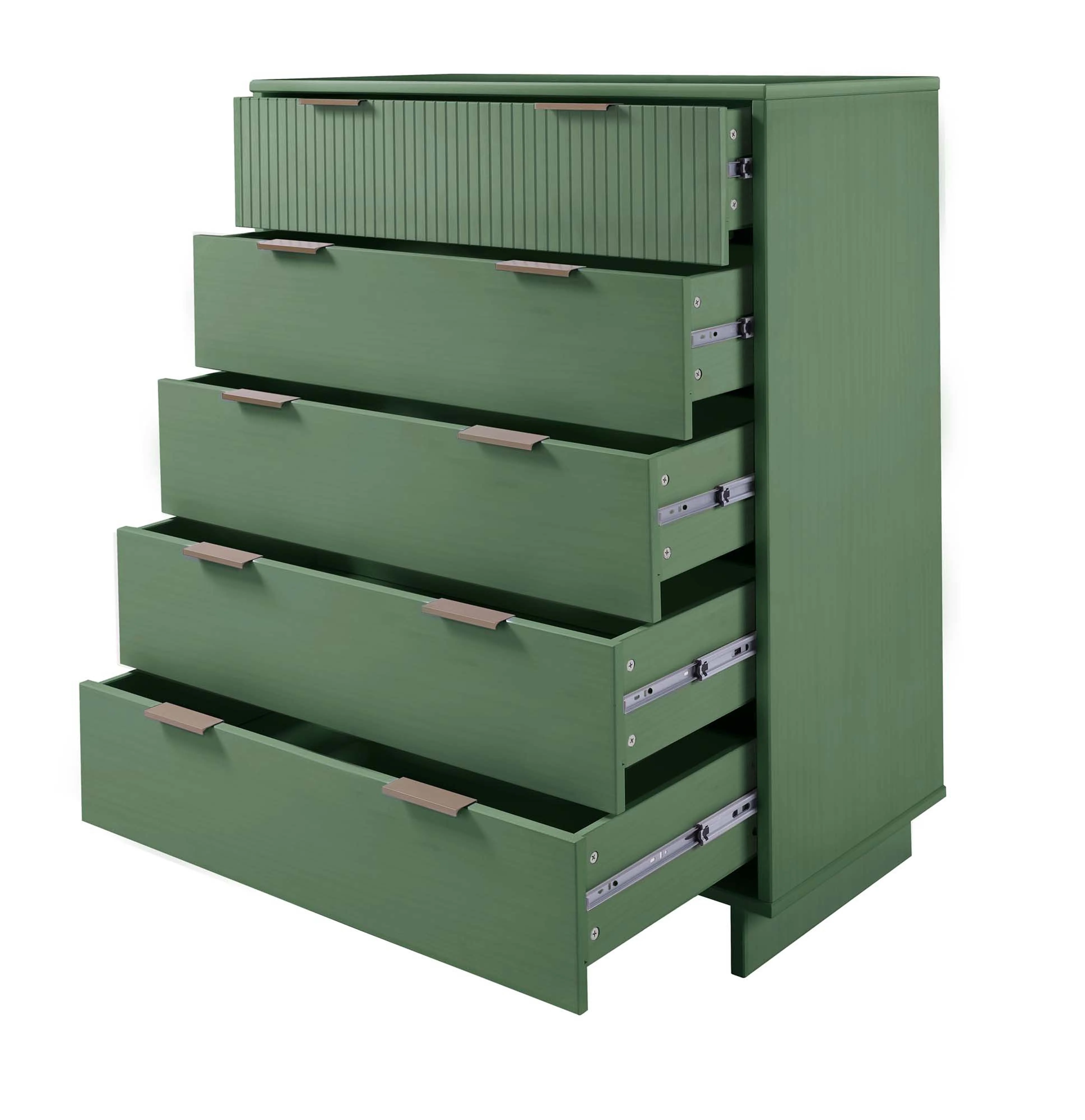 Granville 45.27 Tall Dresser in Sage Green - Image 5