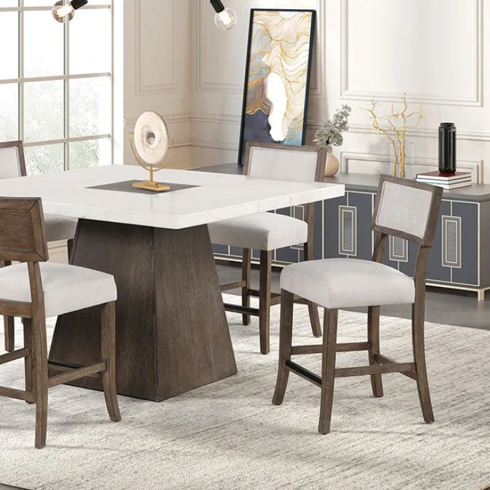 Grasten Dark Walnut 7-Piece Counter Height Set - Image 2