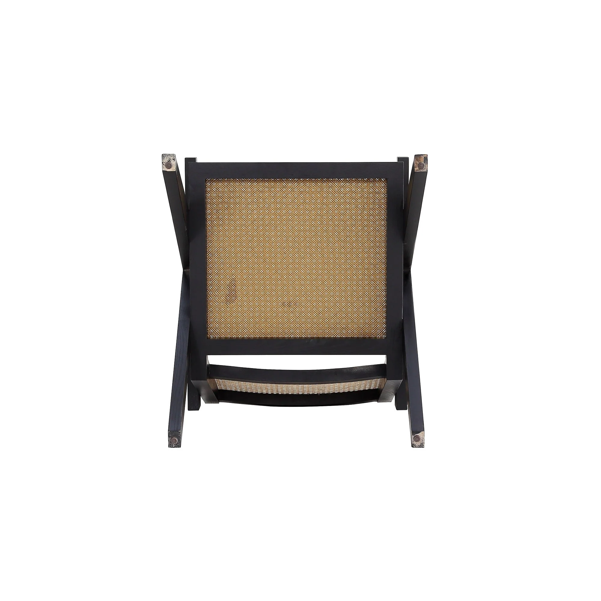 Hamlet Accent Chair in Black and Natural Cane - Image 10