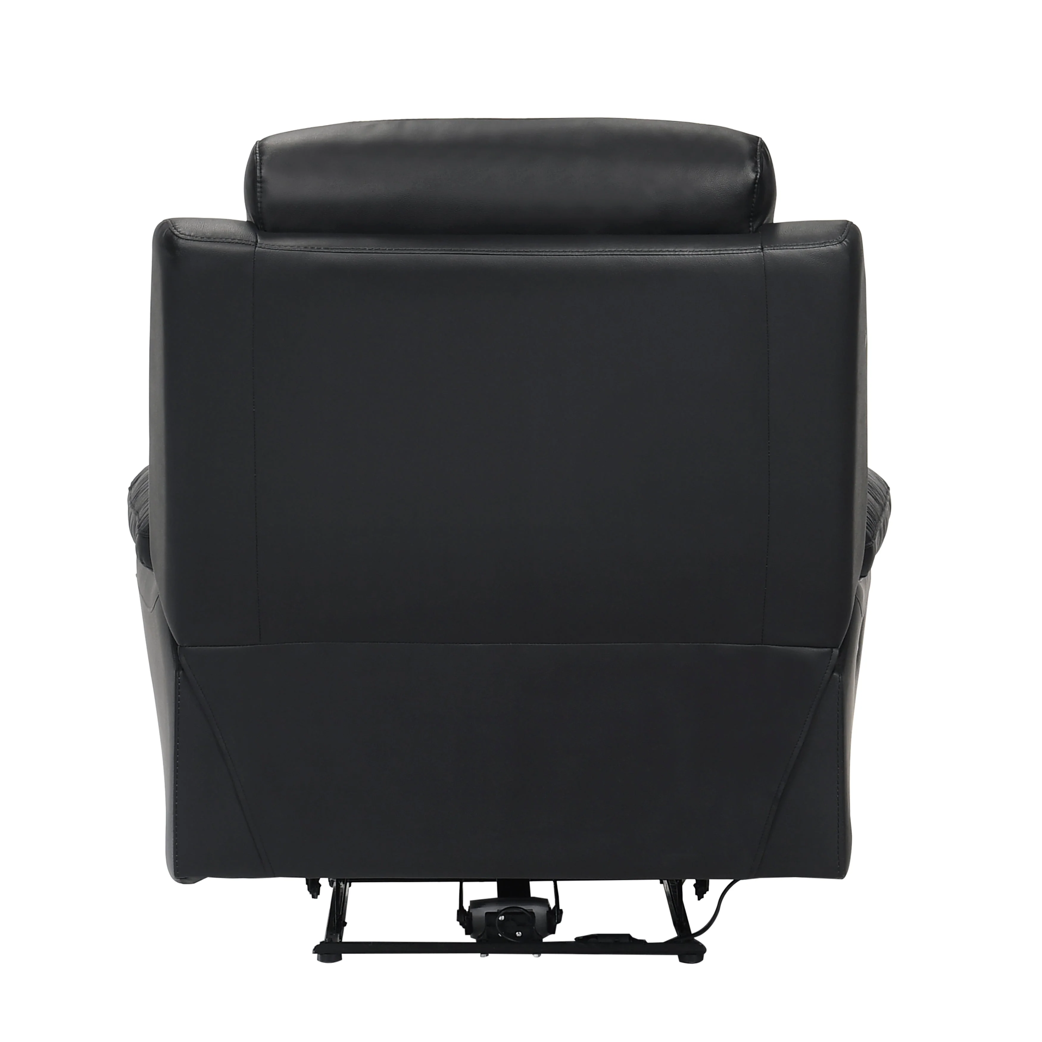 Hancock Black Leather Power Double Reclining Living Room Set - Image 13