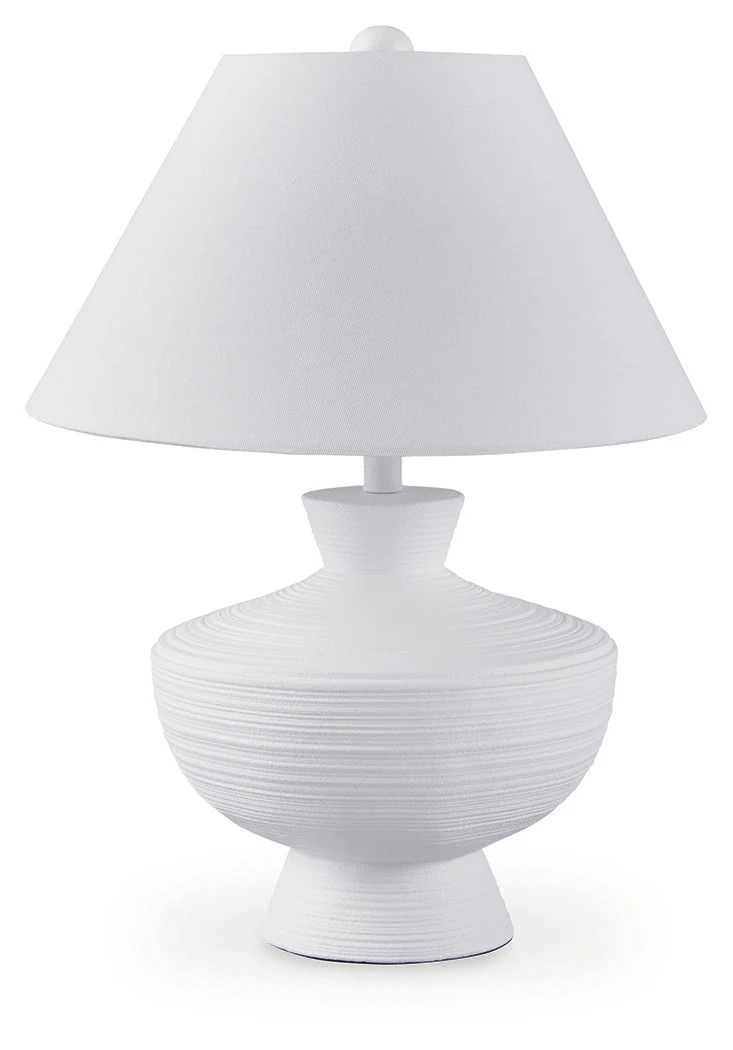 Harelwood White Table Lamp - Image 2