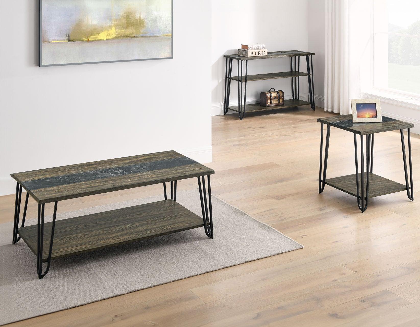 Harper Cocktail Table with SIntered Stone Inlay - Image 6