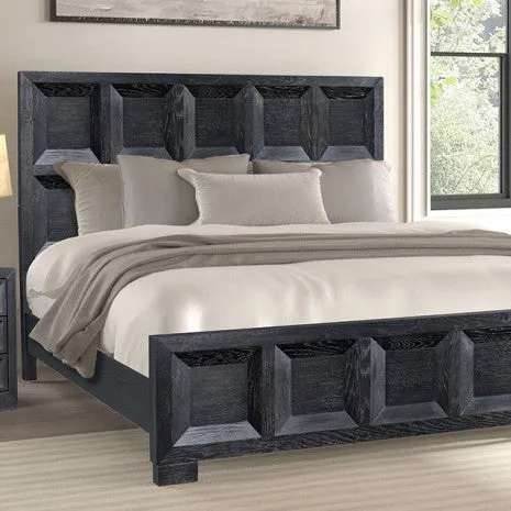Hatton Cross Weathered Black 5-Piece Queen Bedroom Set - Image 2