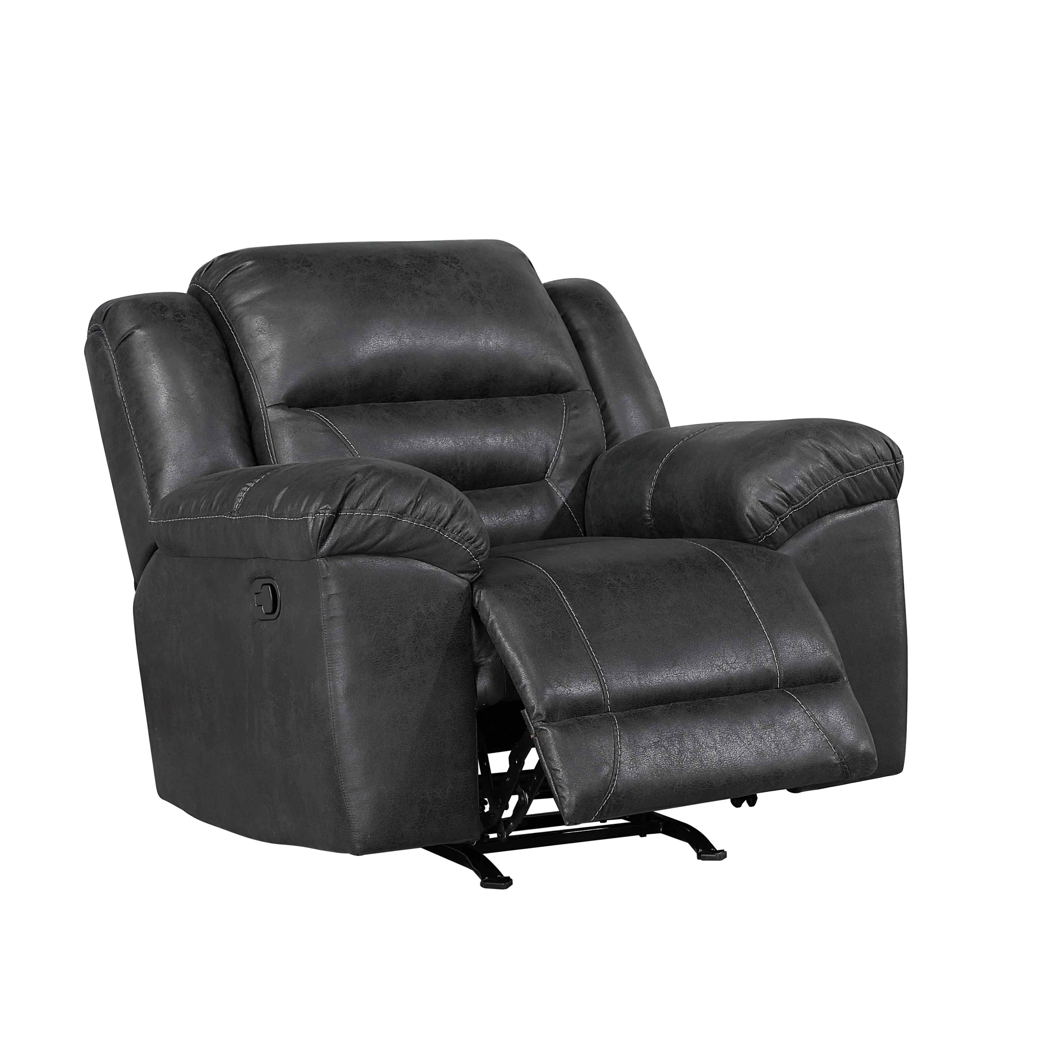 Hazen Black Rocker Reclining Chair - Image 7