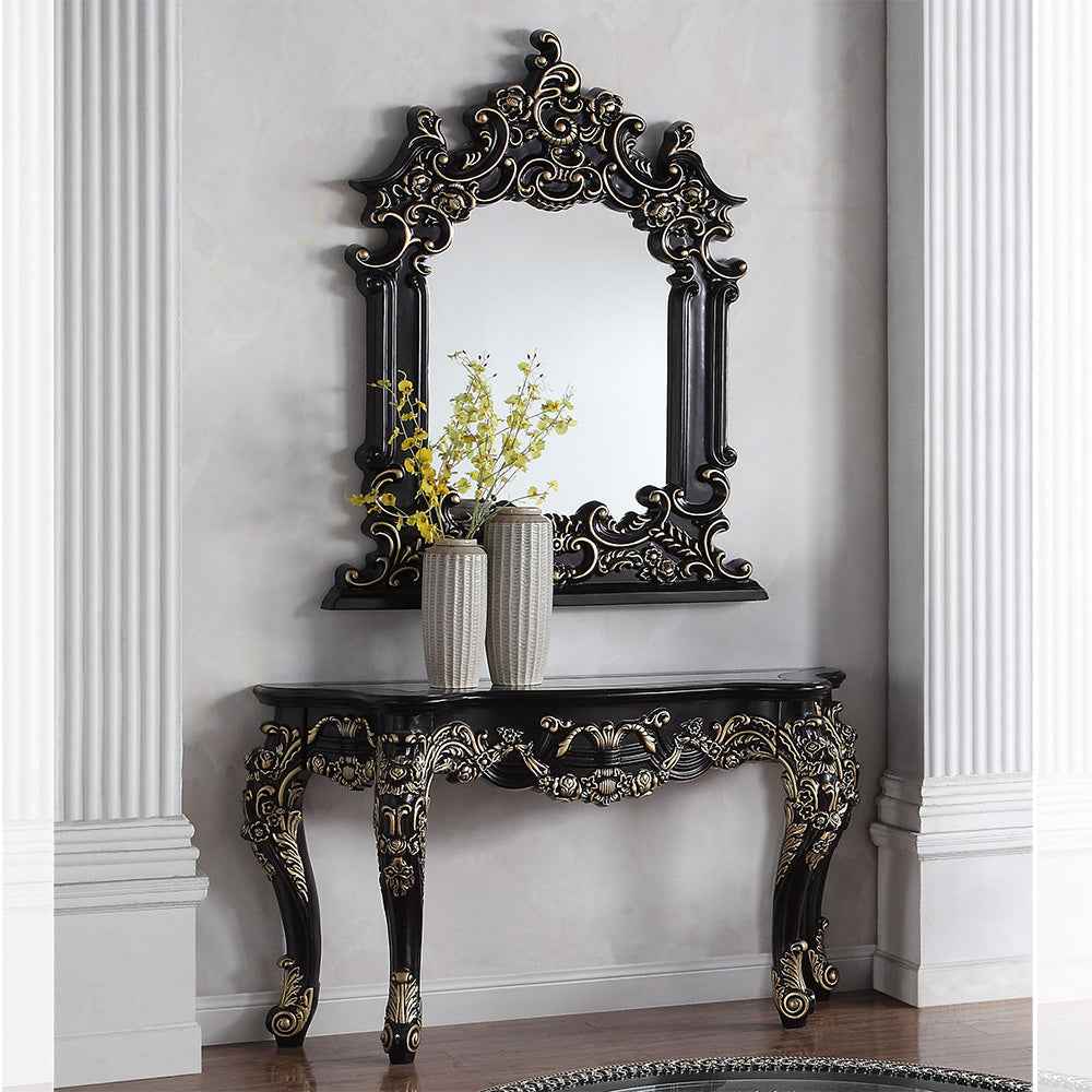 HD-328B Black Enamel Console Table - Image 3