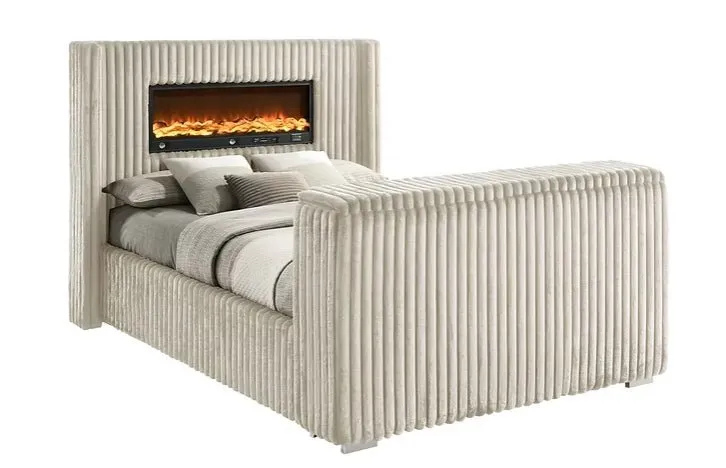 Henley Cream Queen bed [Special Price] - Image 3
