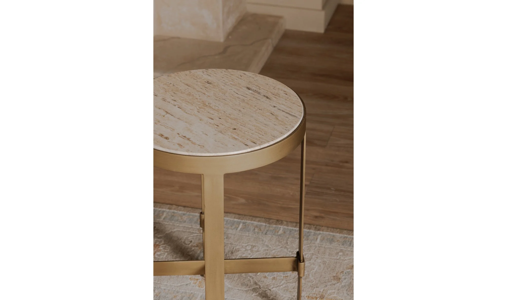 Holli Side Table Travertine - Image 8