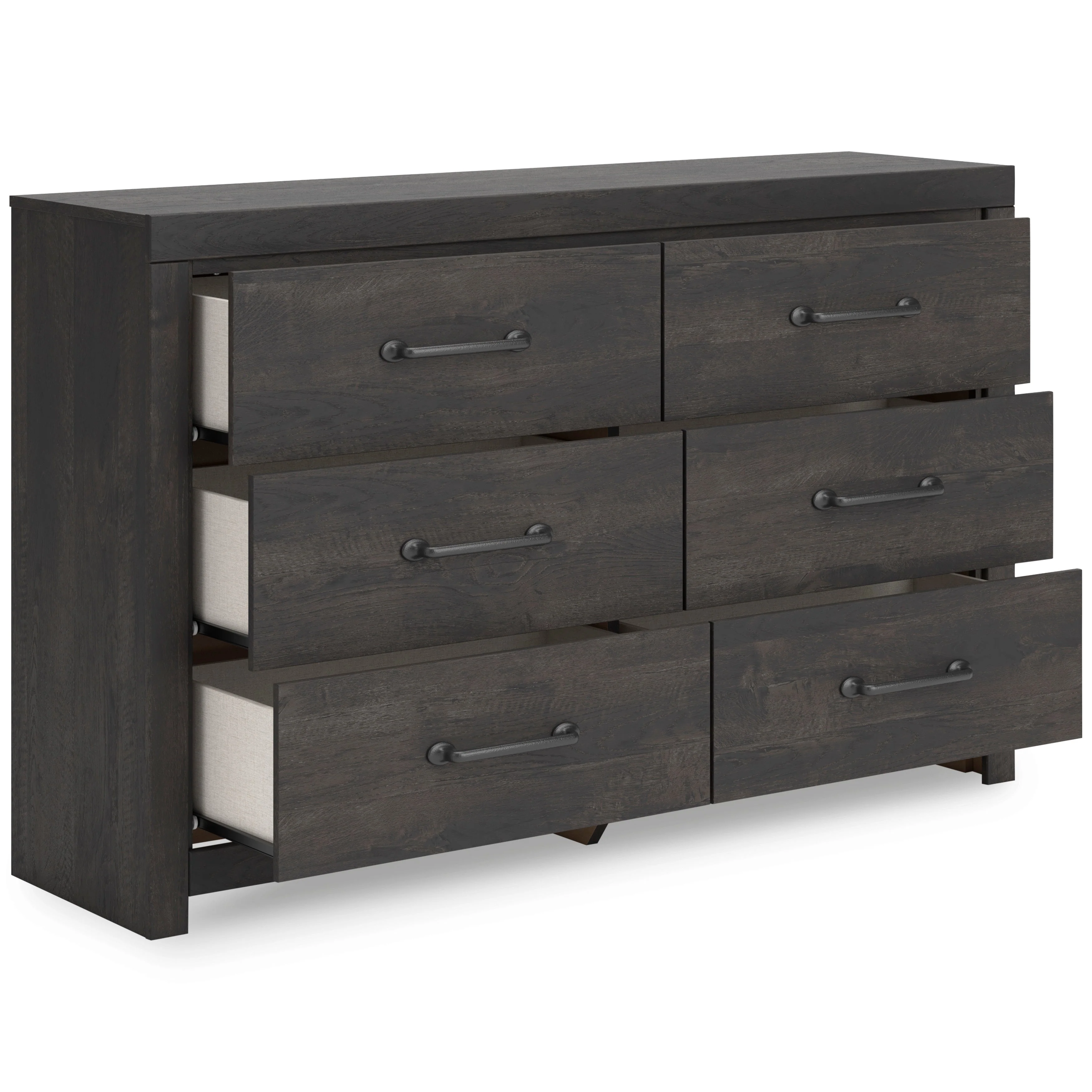 Hollivern Dark Gray Panel Bedroom Set - Image 17